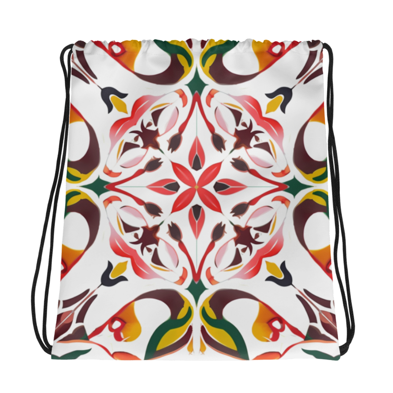 Drawstring bag Colorful Majolica III