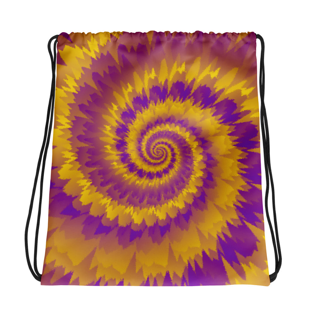 Drawstring Bag Tie Dye Spiral Intersex