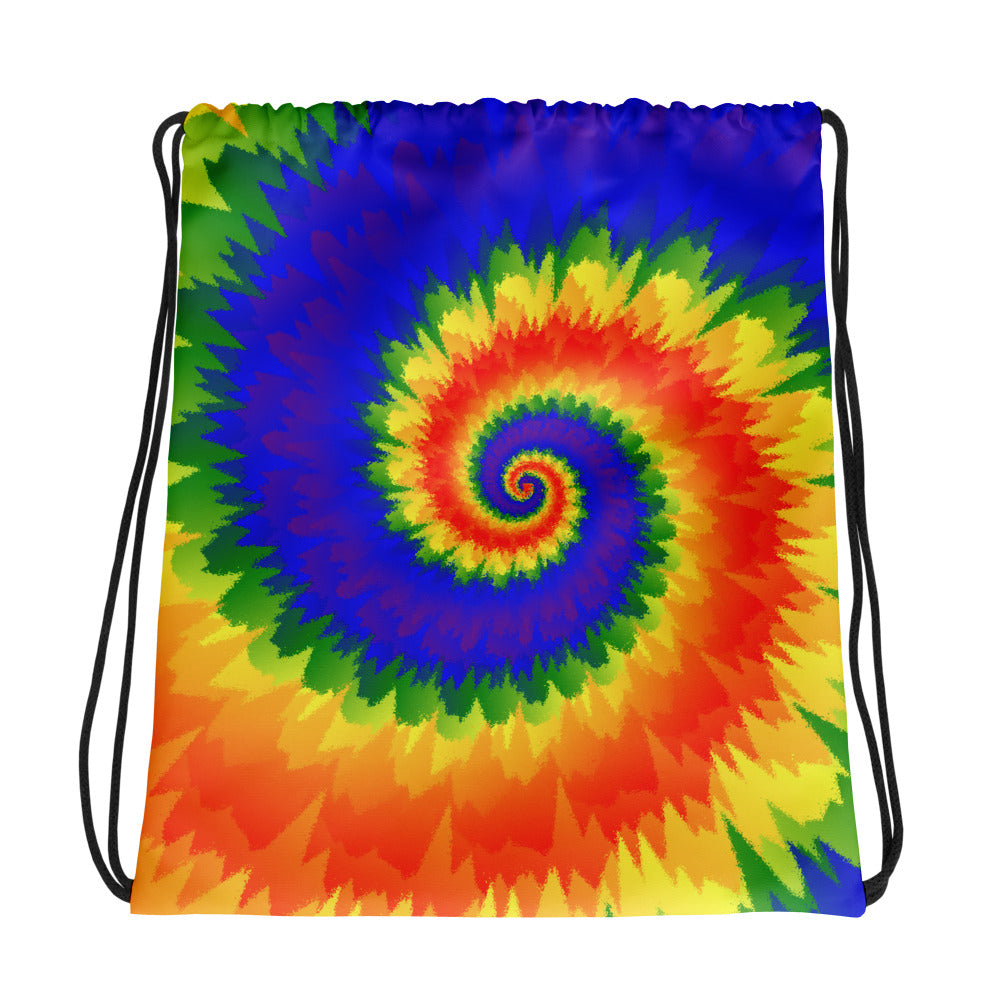 Drawstring Bag Tie Dye Spiral LGBTQ