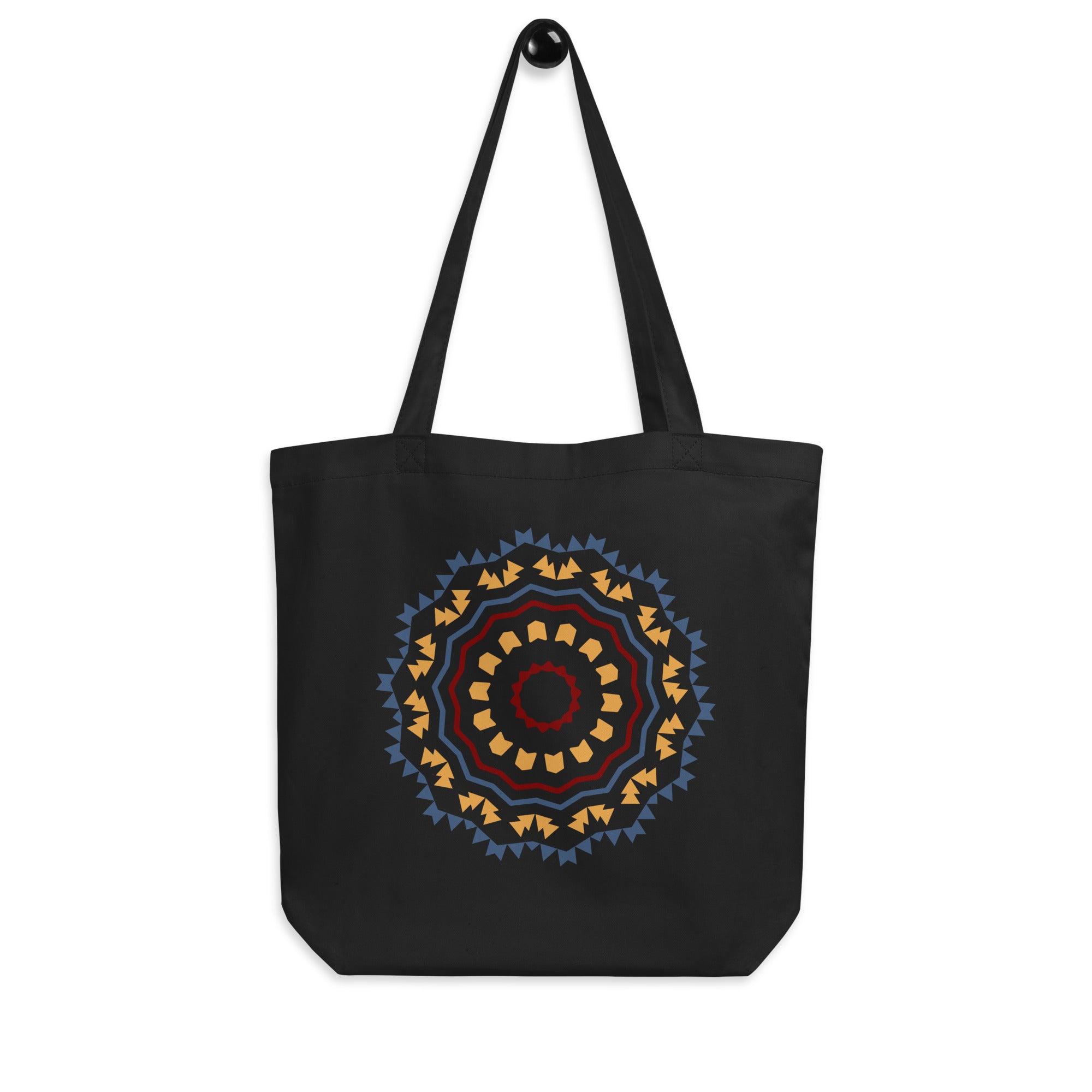 Eco Tote Bag Aztec Orange and Blue