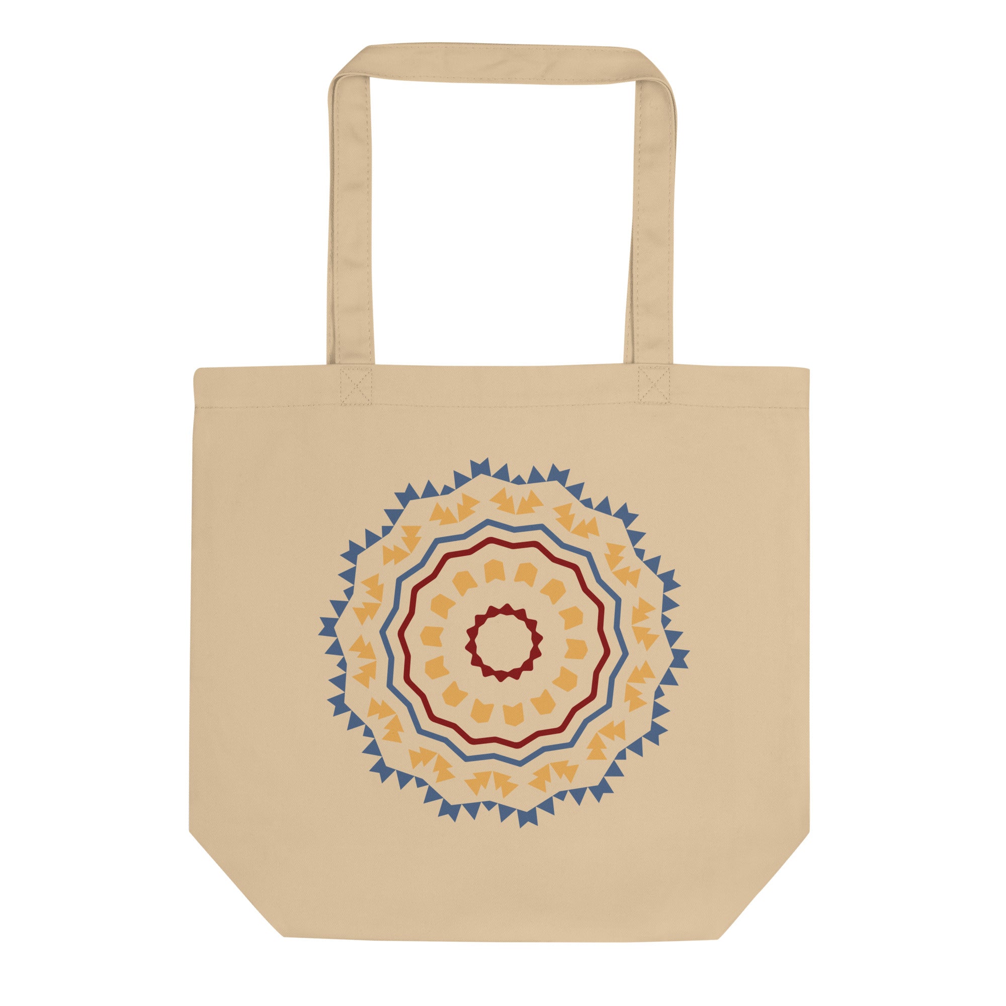 Eco Tote Bag Aztec Orange and Blue