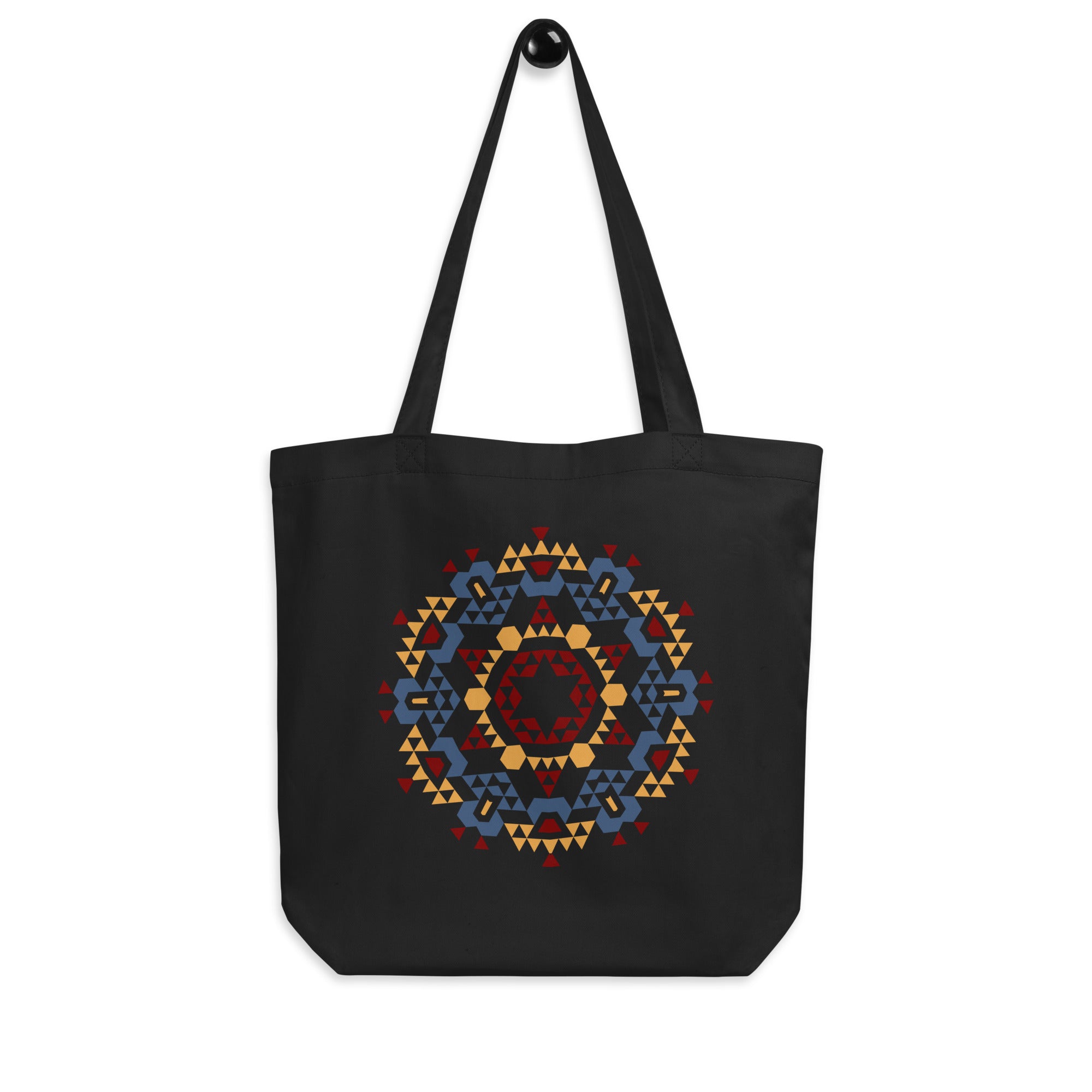 Eco Tote Bag Aztec Orange and Red