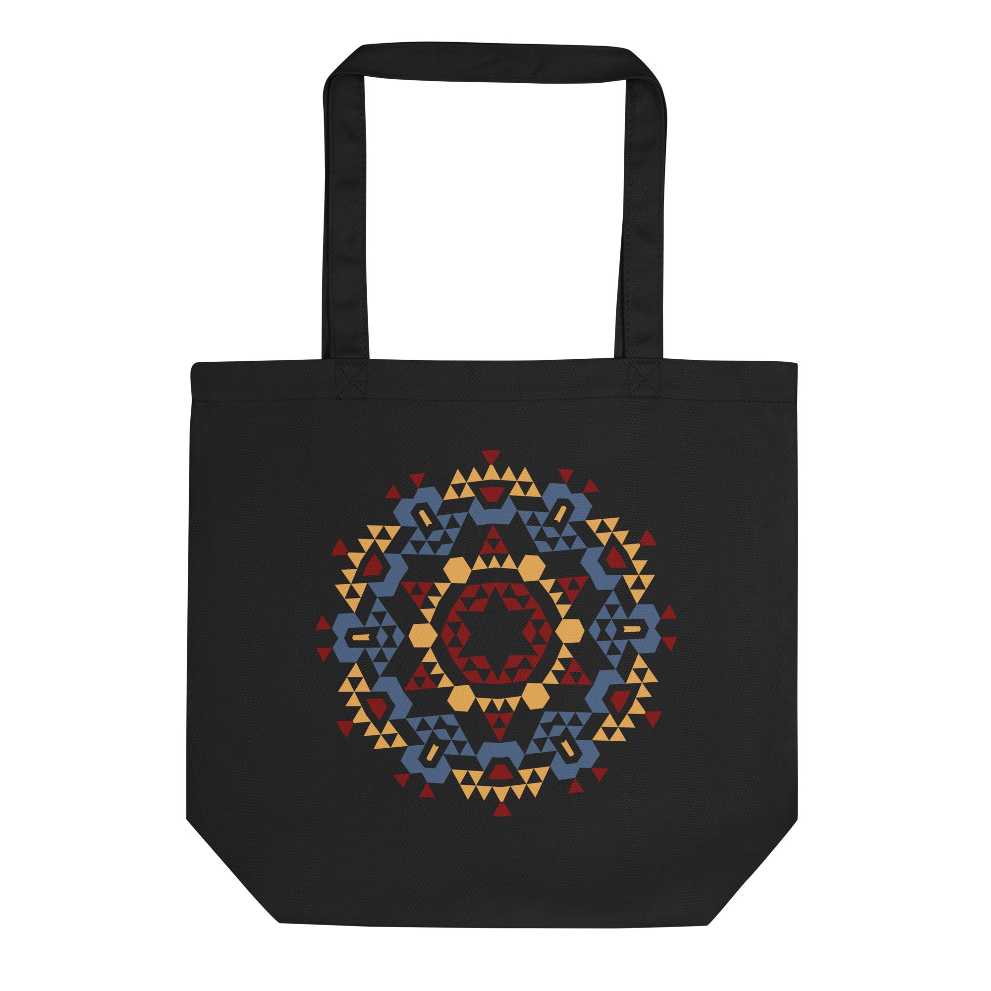 Eco Tote Bag Aztec Orange and Red