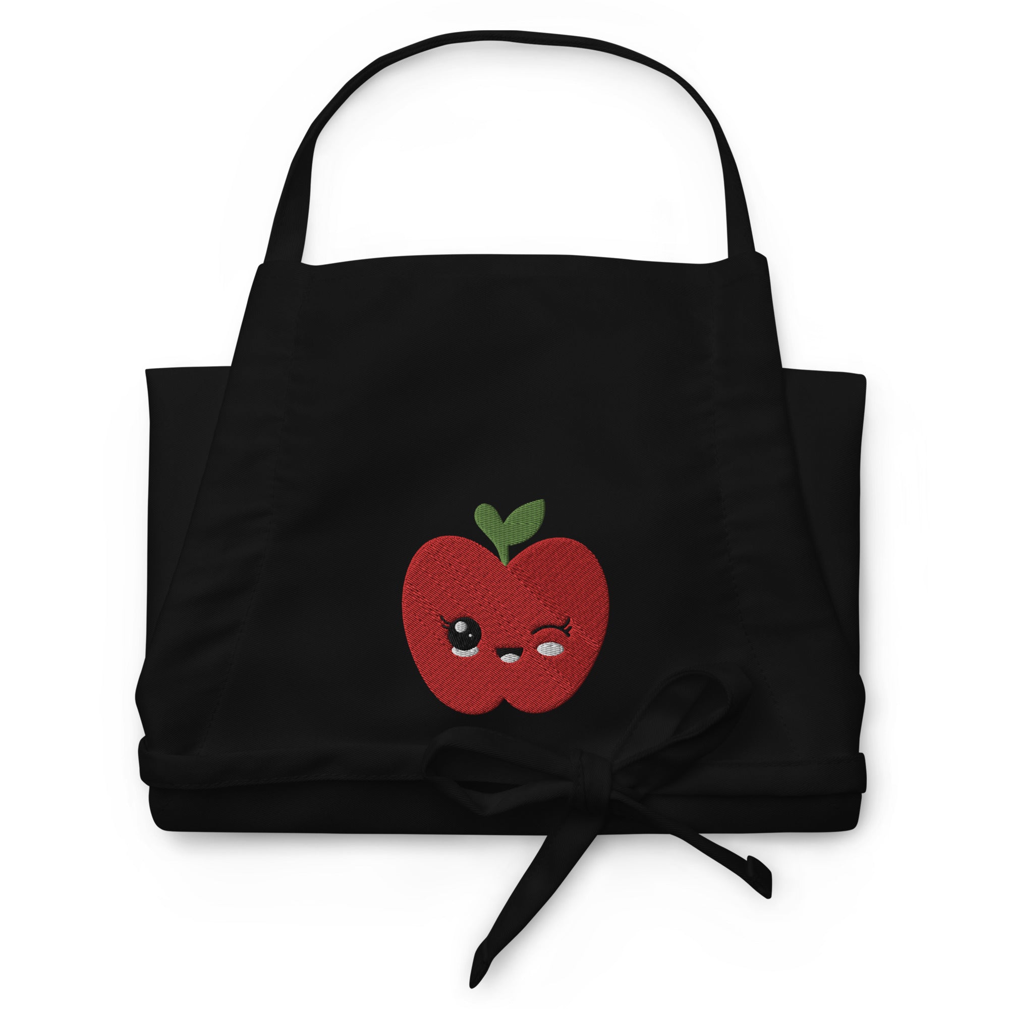 Embroidered Apron Apple