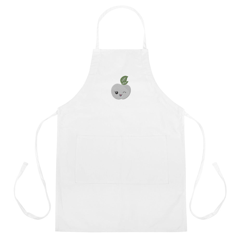 Embroidered Apron Peach