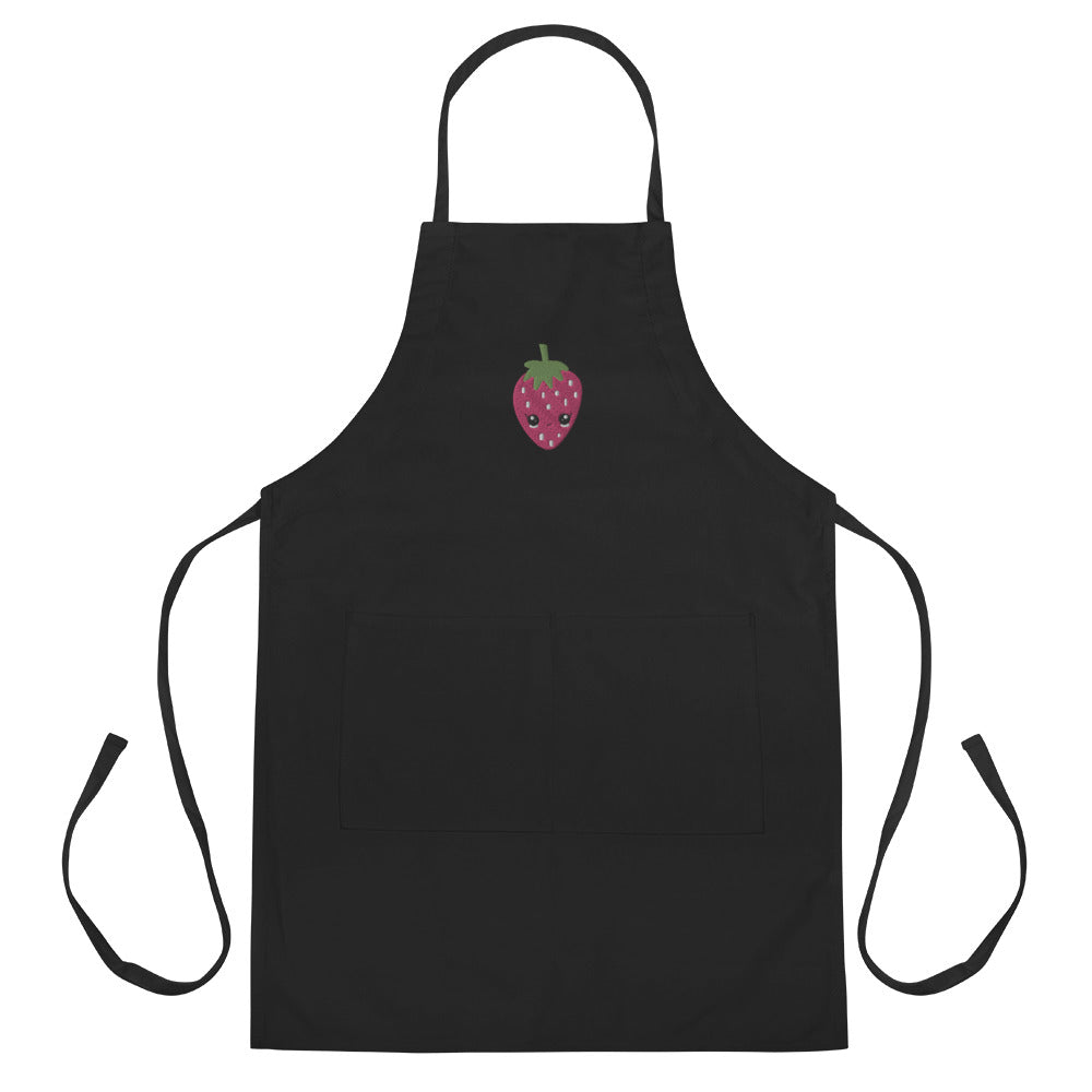 Embroidered Apron Strawberry