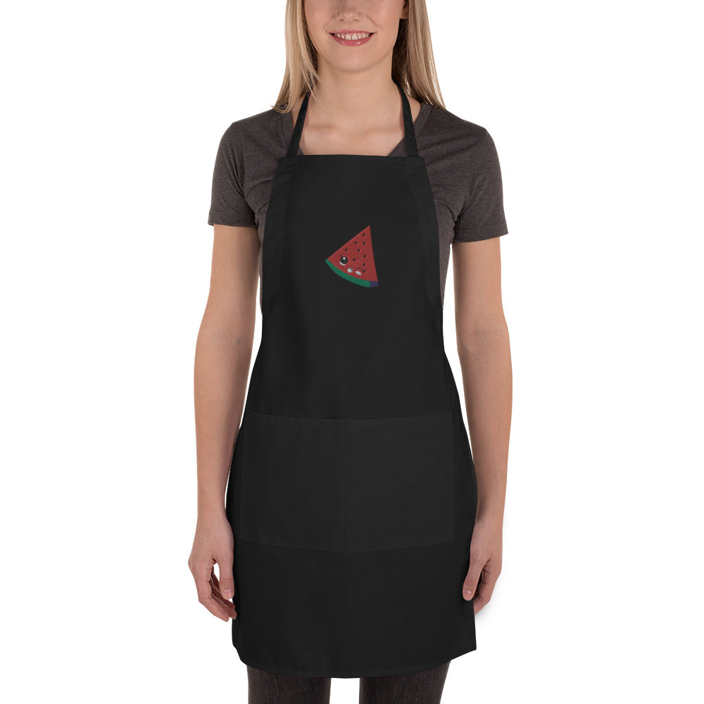 Embroidered Apron Watermelon