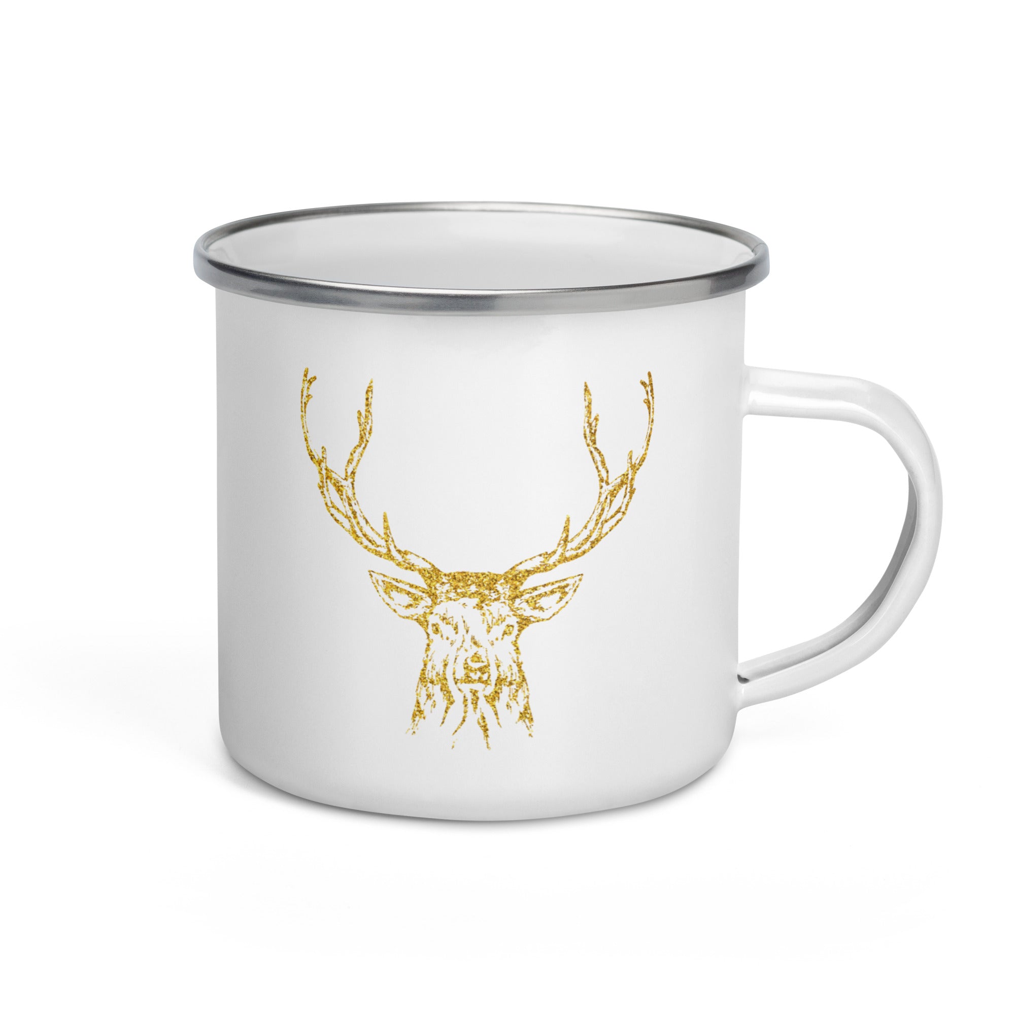 Enamel Mug Golden Deer