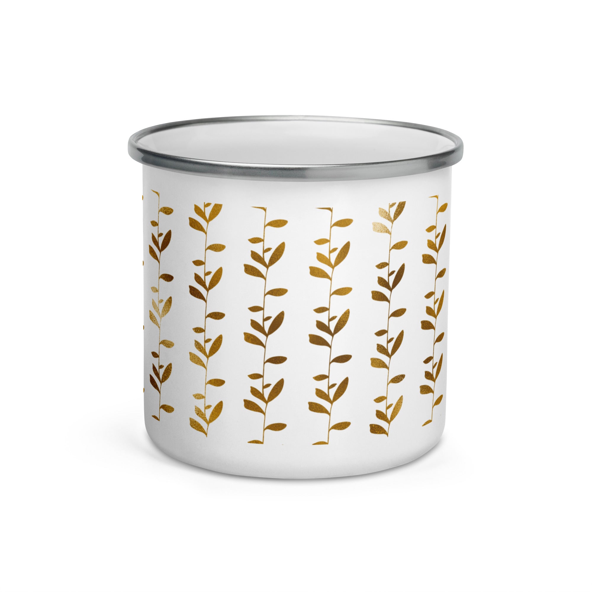 Enamel Mug Golden Pattern I