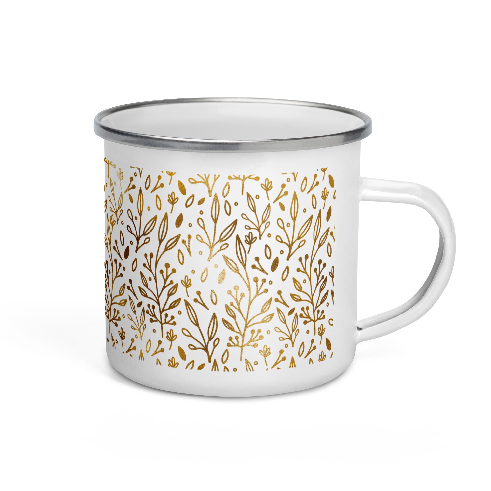 Enamel Mug Golden Pattern II