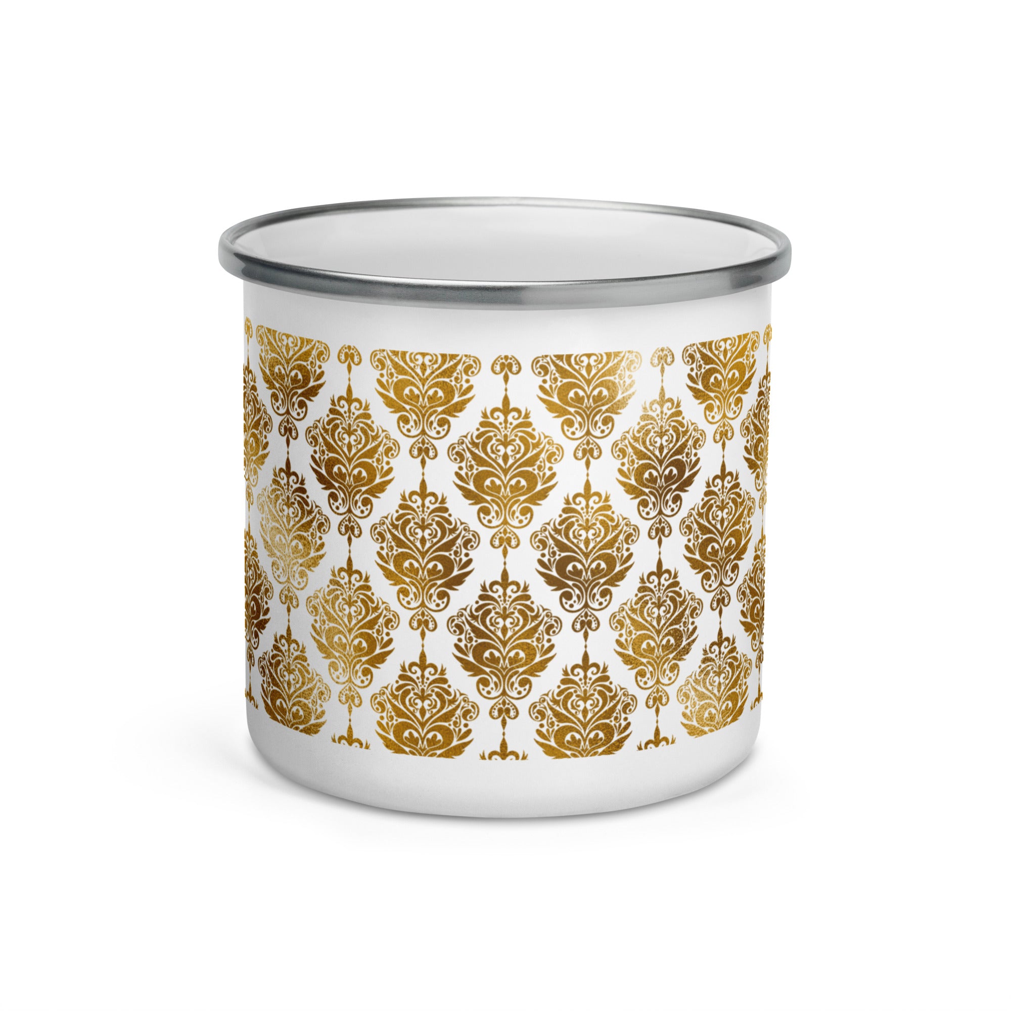 Enamel Mug Golden Pattern III