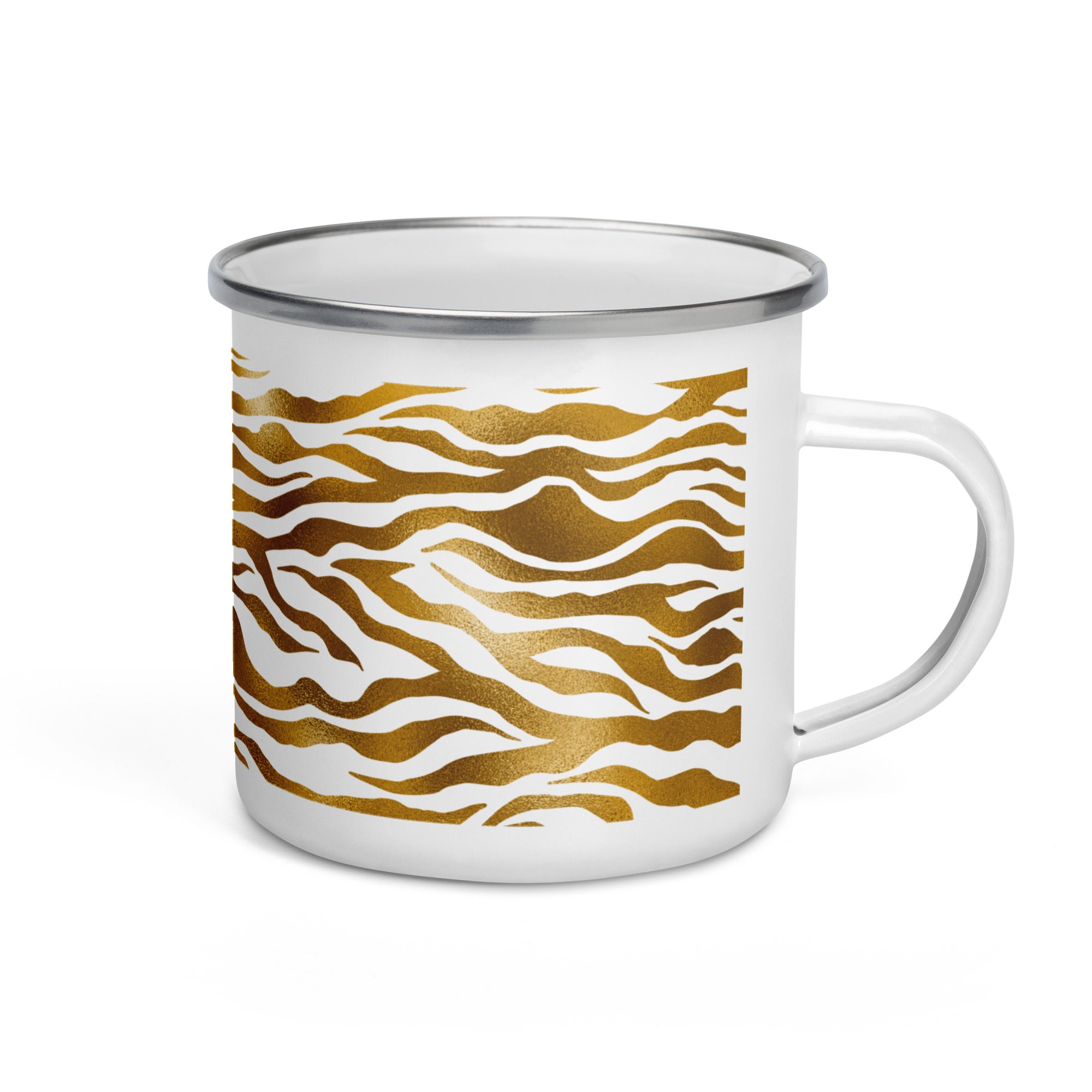 Enamel Mug Golden Pattern VII