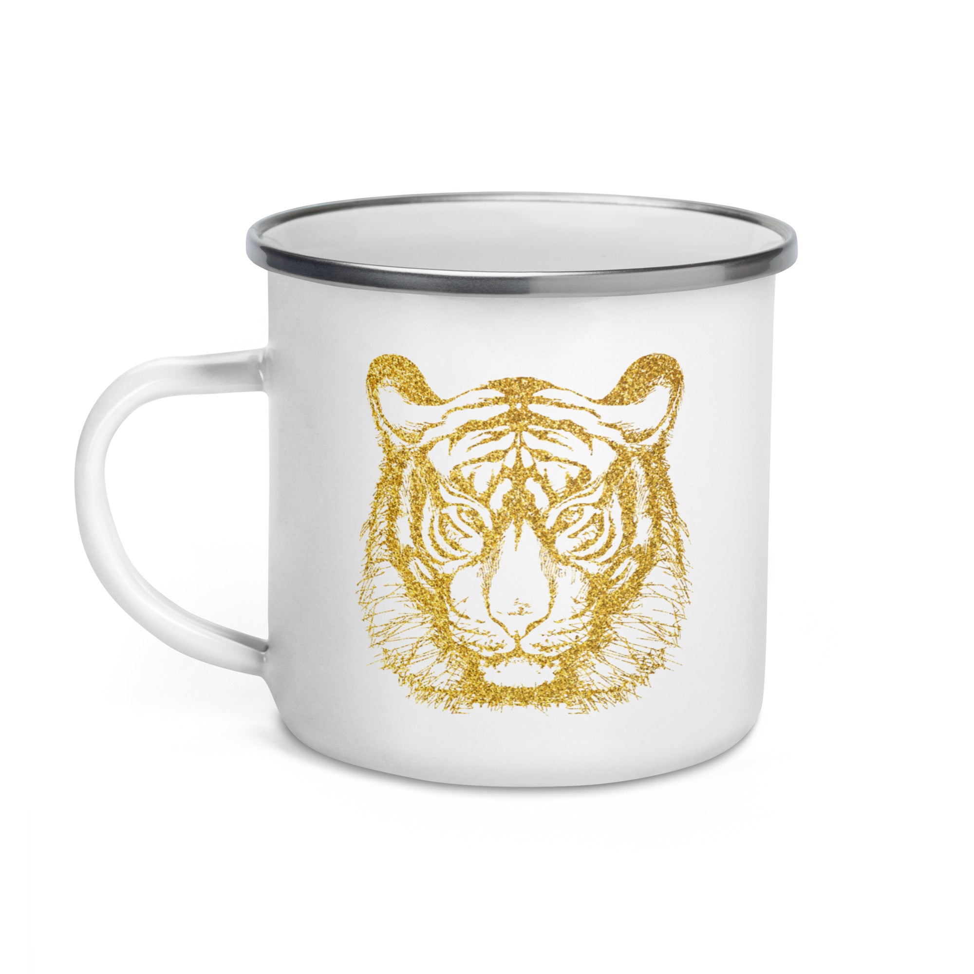 Enamel Mug Golden Tiger