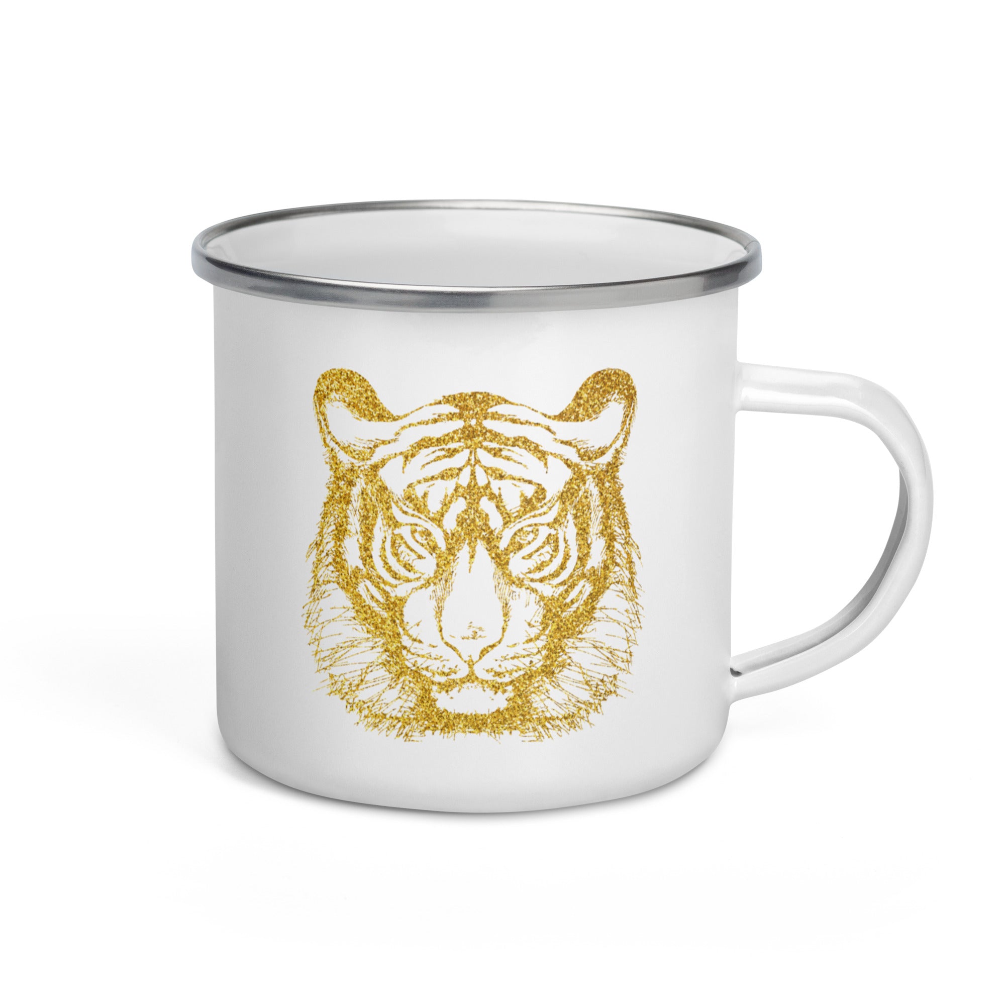 Enamel Mug Golden Tiger