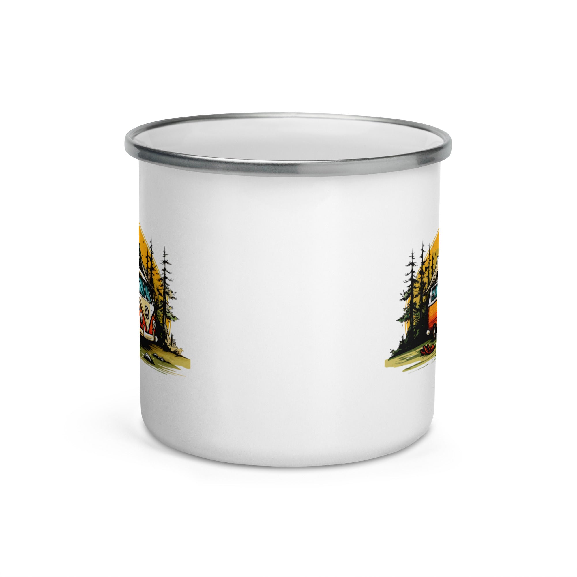 Enamel Mug Vintage Camping Car III