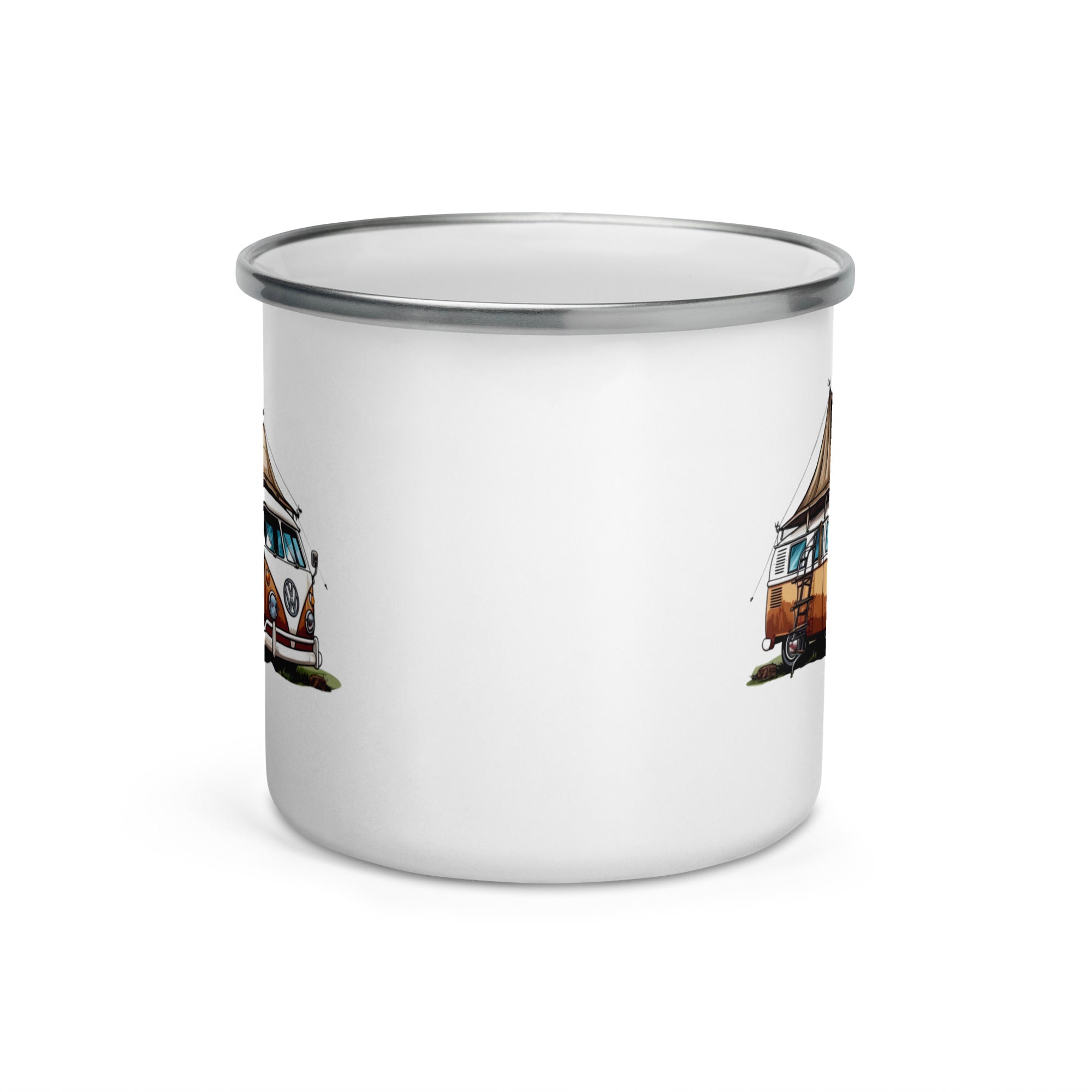 Enamel Mug Vintage Camping Car IV