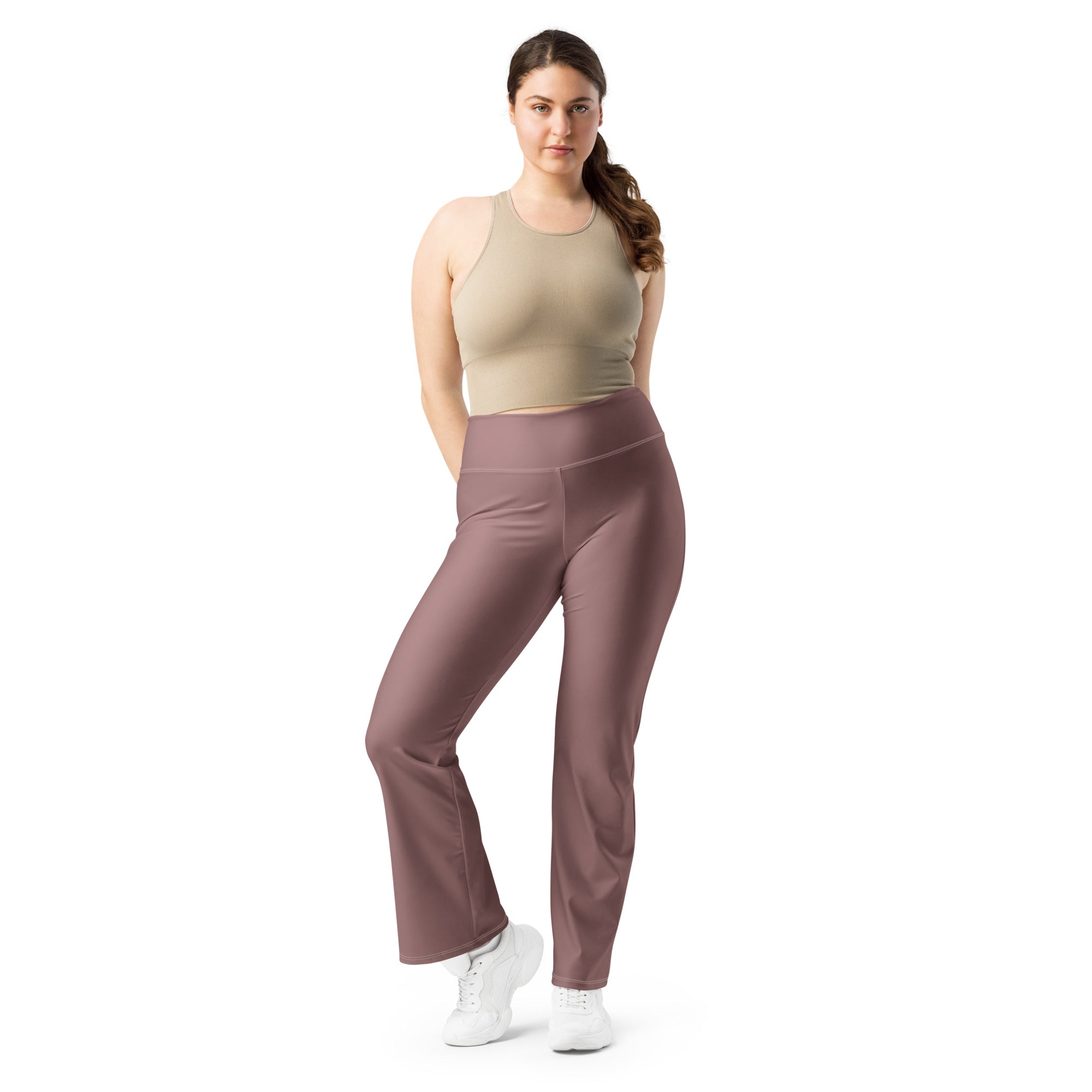 Flare leggings Light Wood