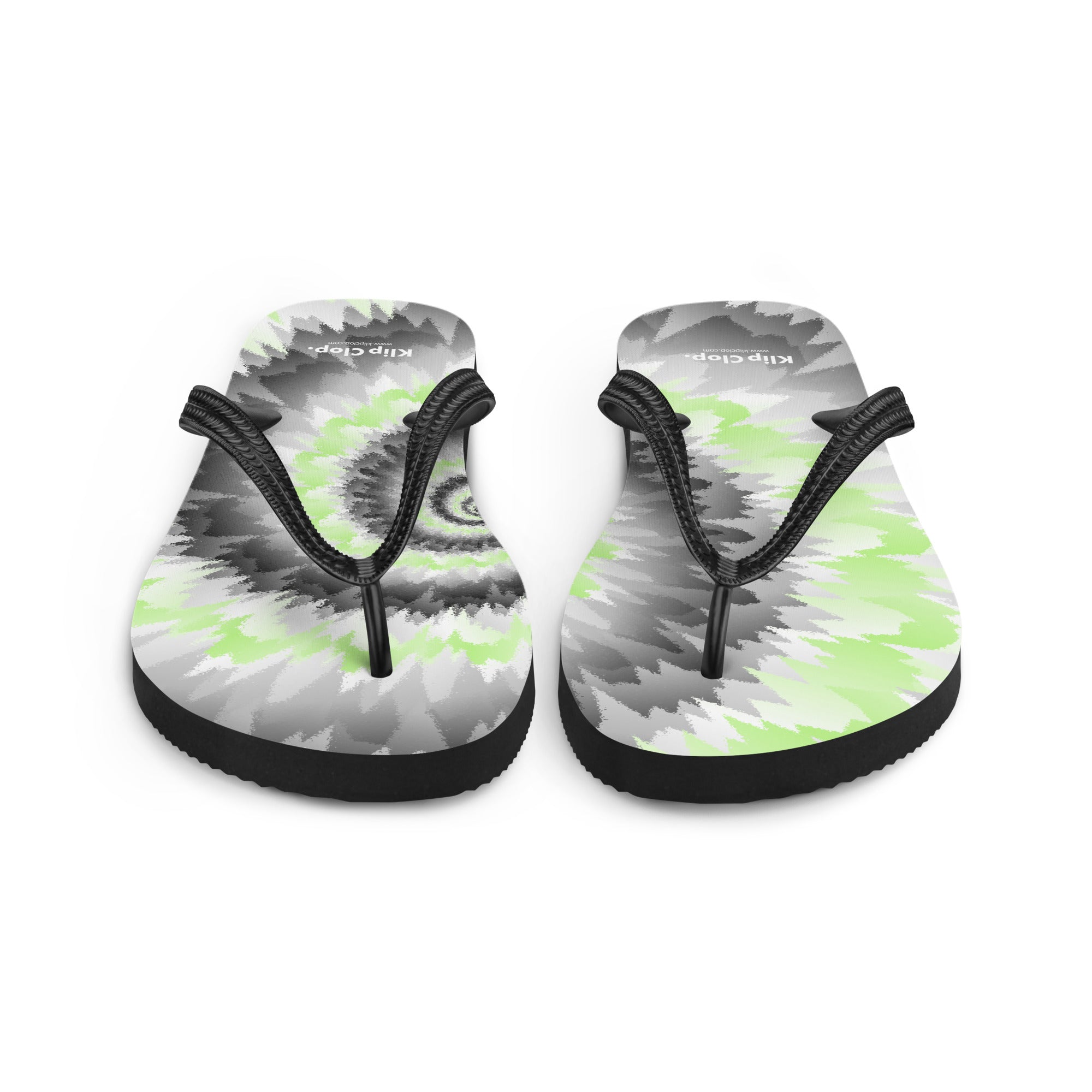 Flip Flops Tie Dye Spiral Agender