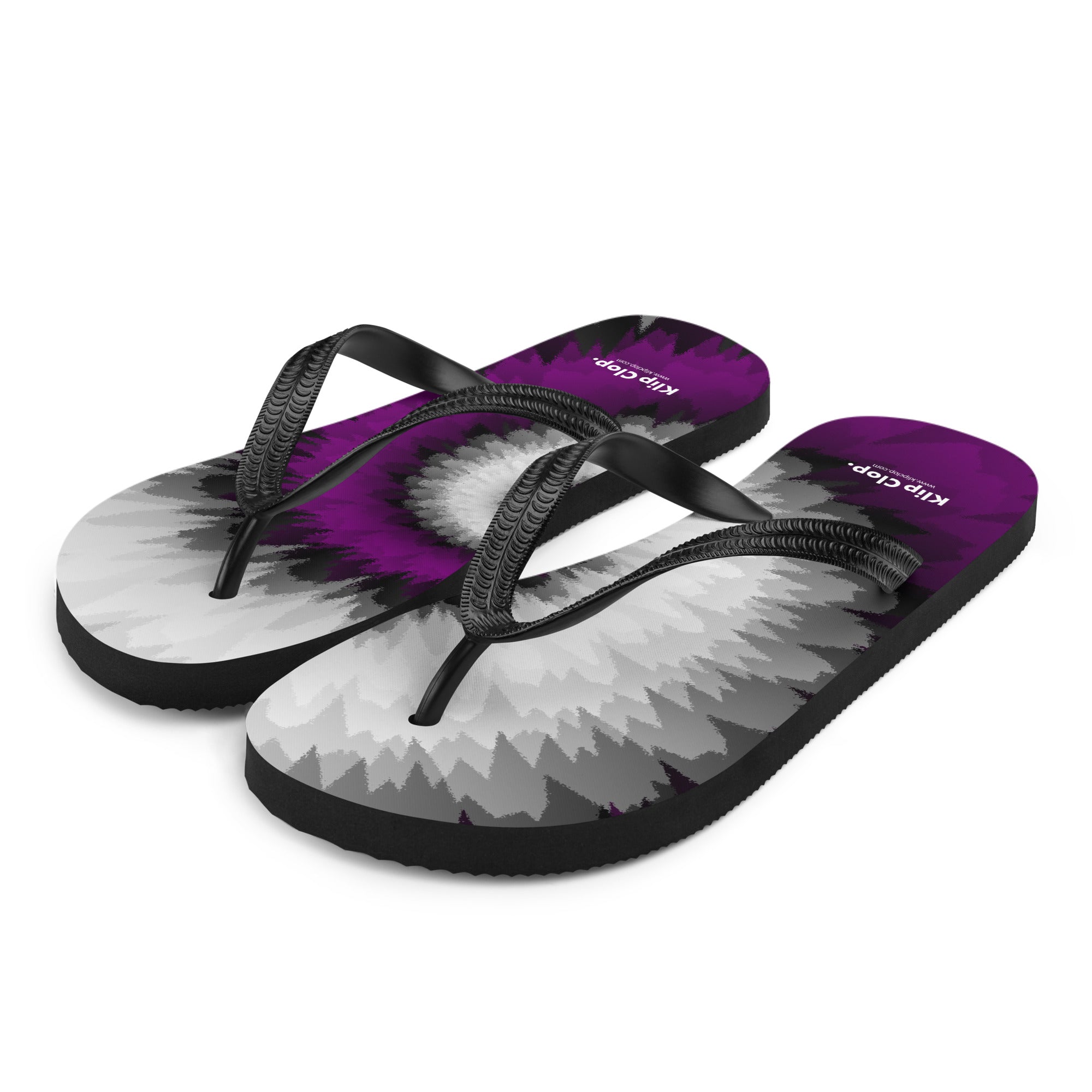 Flip Flops Tie Dye Spiral Asexual