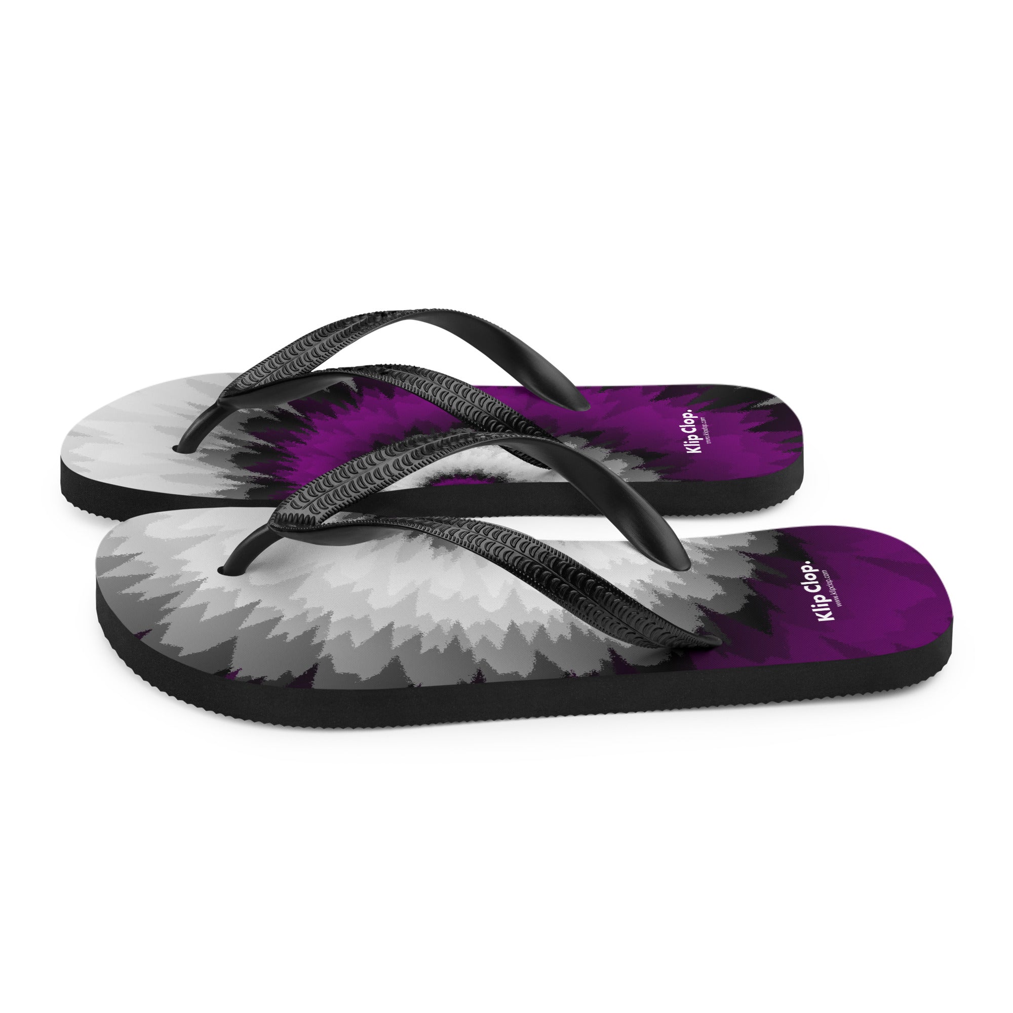 Flip Flops Tie Dye Spiral Asexual
