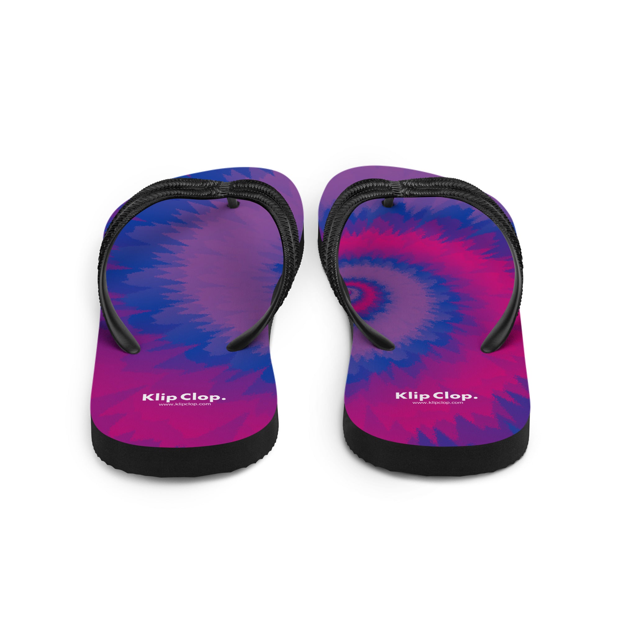Flip Flops Tie Dye Spiral Bisexual