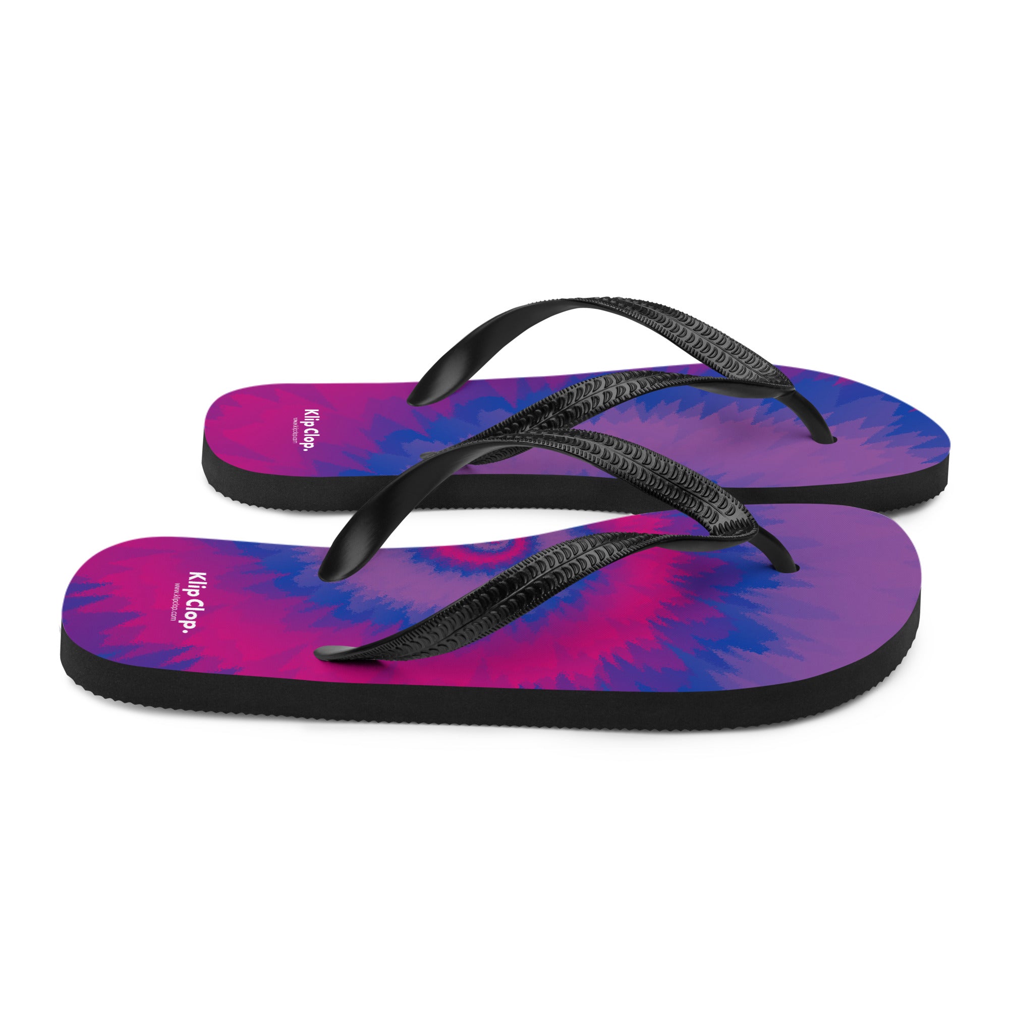Flip Flops Tie Dye Spiral Bisexual
