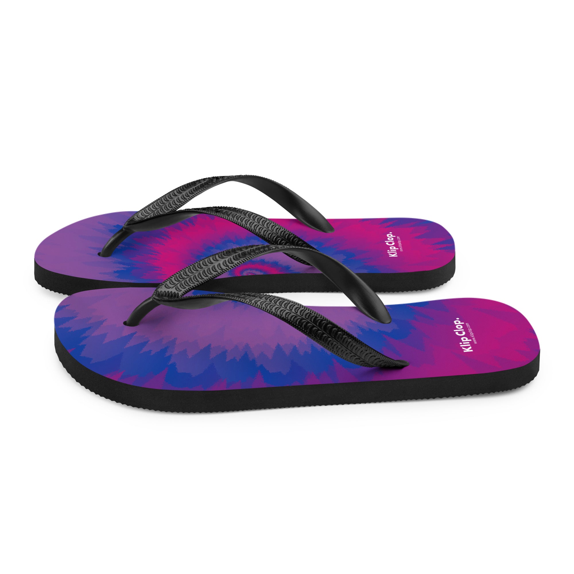 Flip Flops Tie Dye Spiral Bisexual