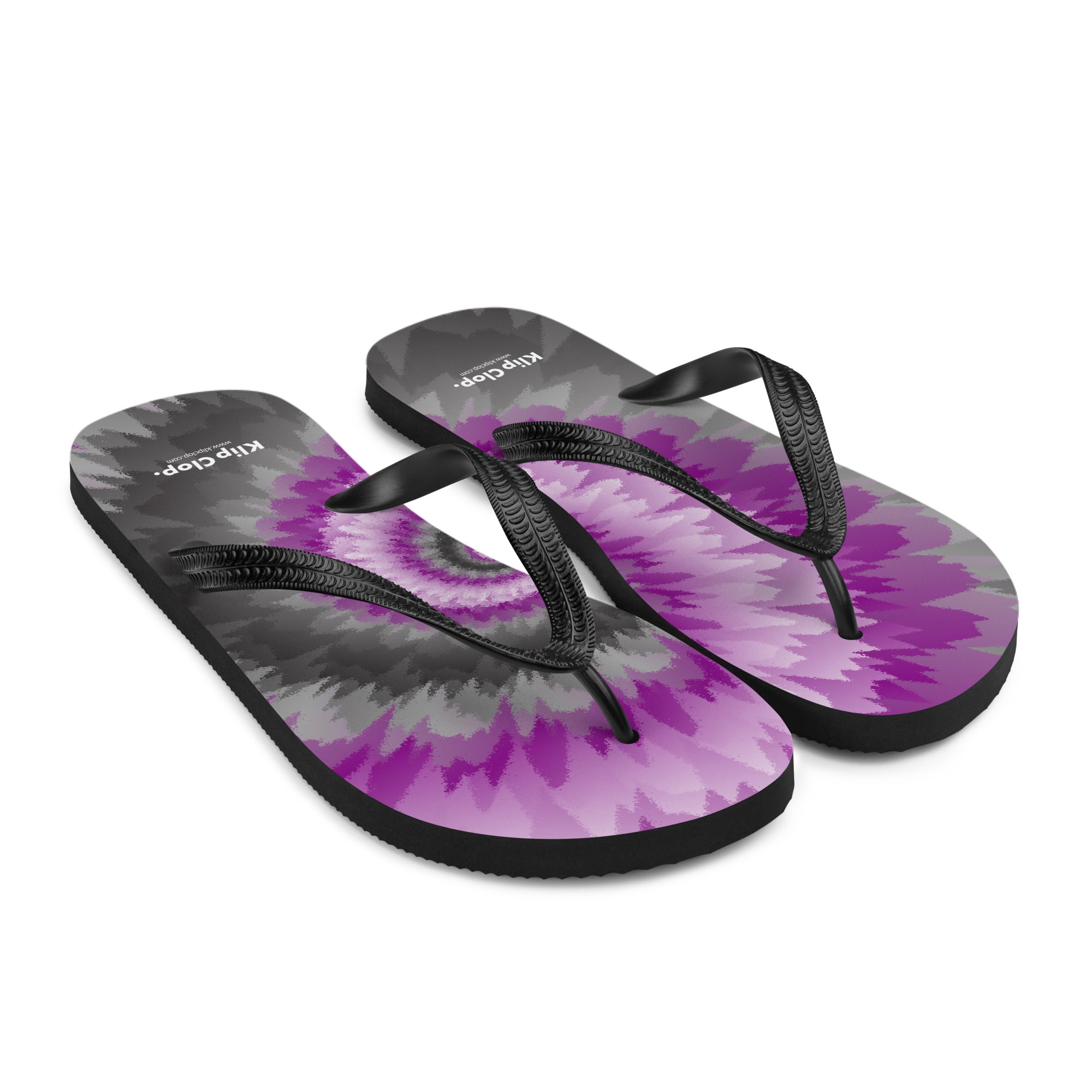 Flip Flops Tie Dye Spiral Demisexual