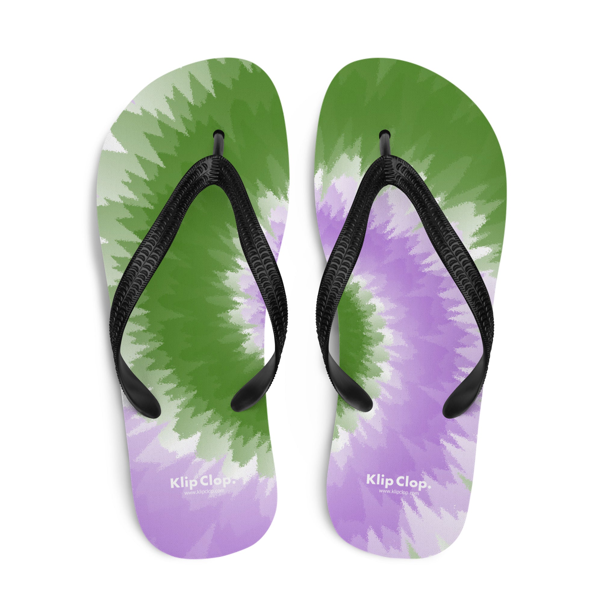 Flip Flops Tie Dye Spiral Genderqueer