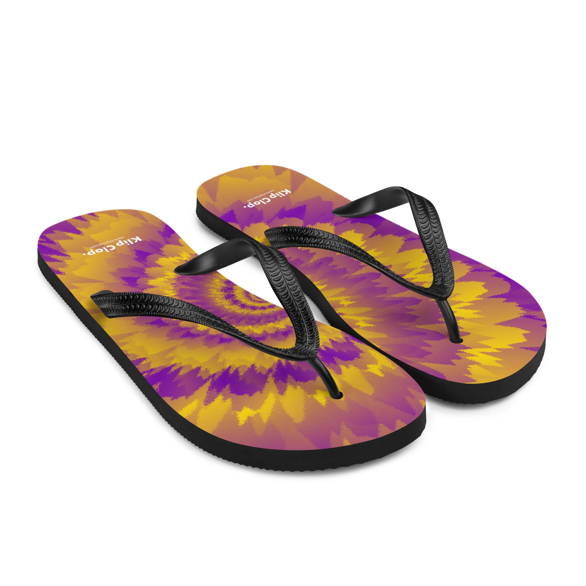 Flip Flops Tie Dye Spiral Intersex