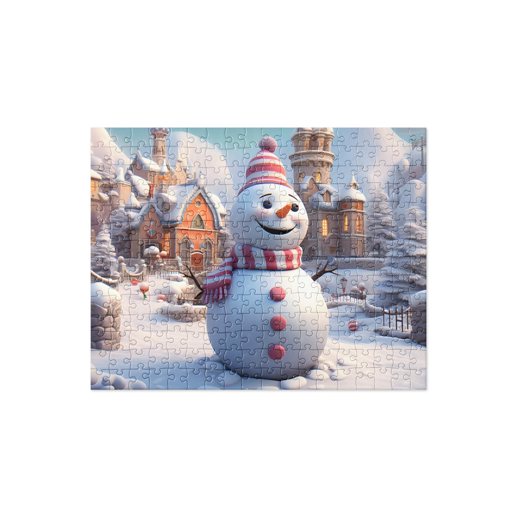 Jigsaw puzzle Snow man