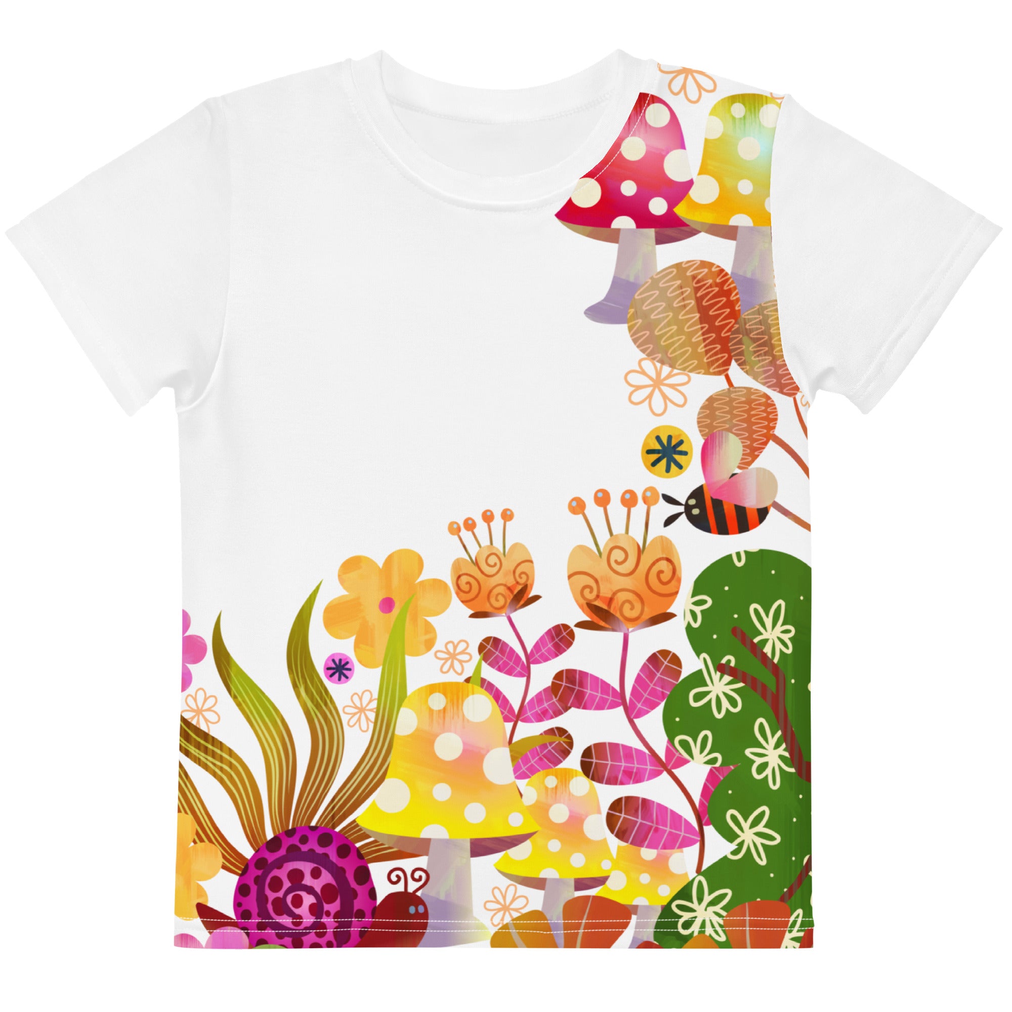 Kids crew neck t shirt Encharted Forest I