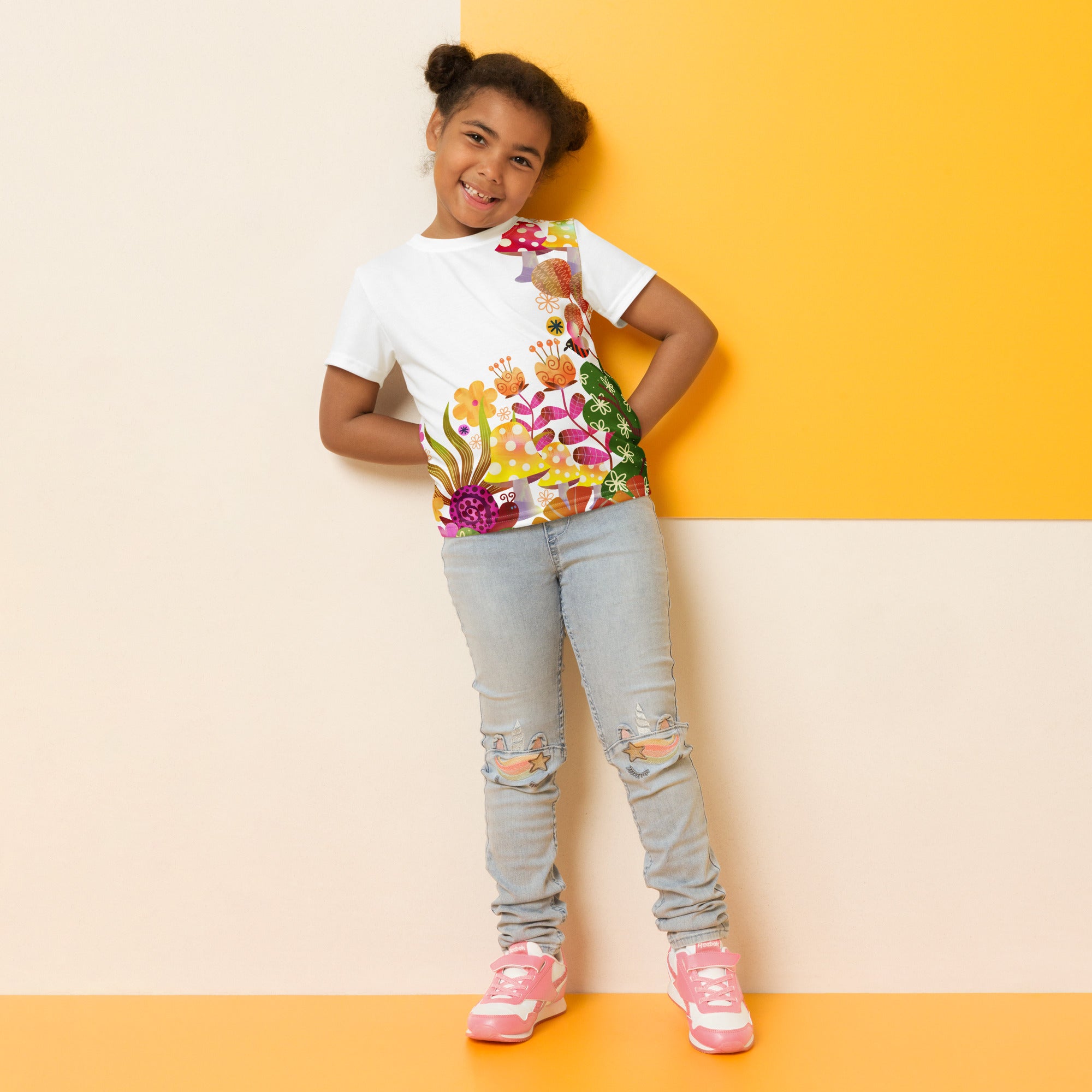 Kids crew neck t shirt Encharted Forest I