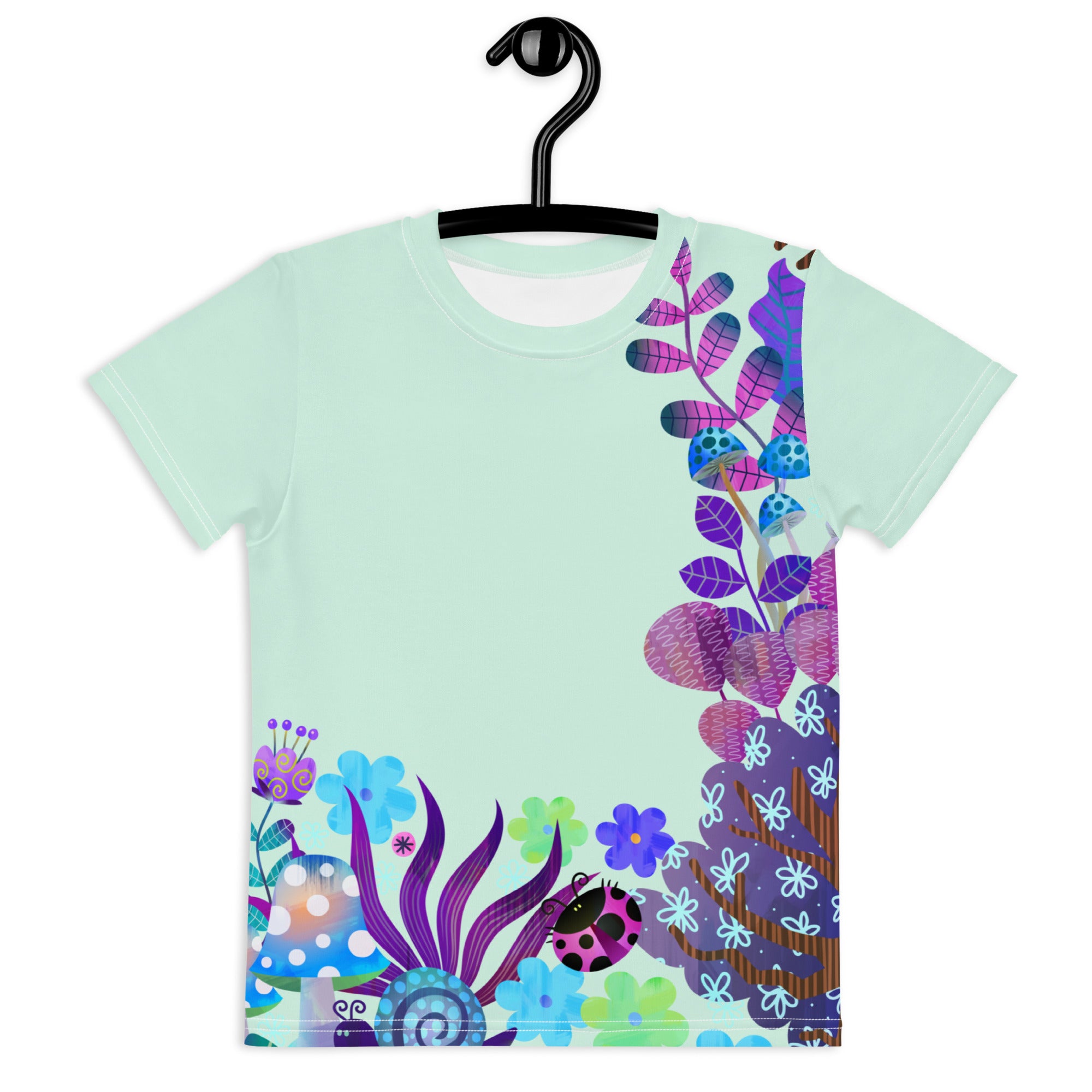 Kids crew neck t shirt Encharted Forest II