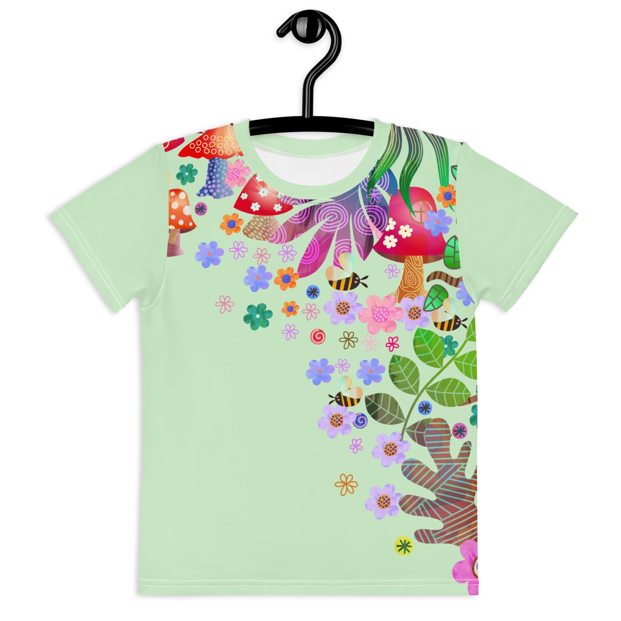 Kids crew neck t shirt Encharted Forest III