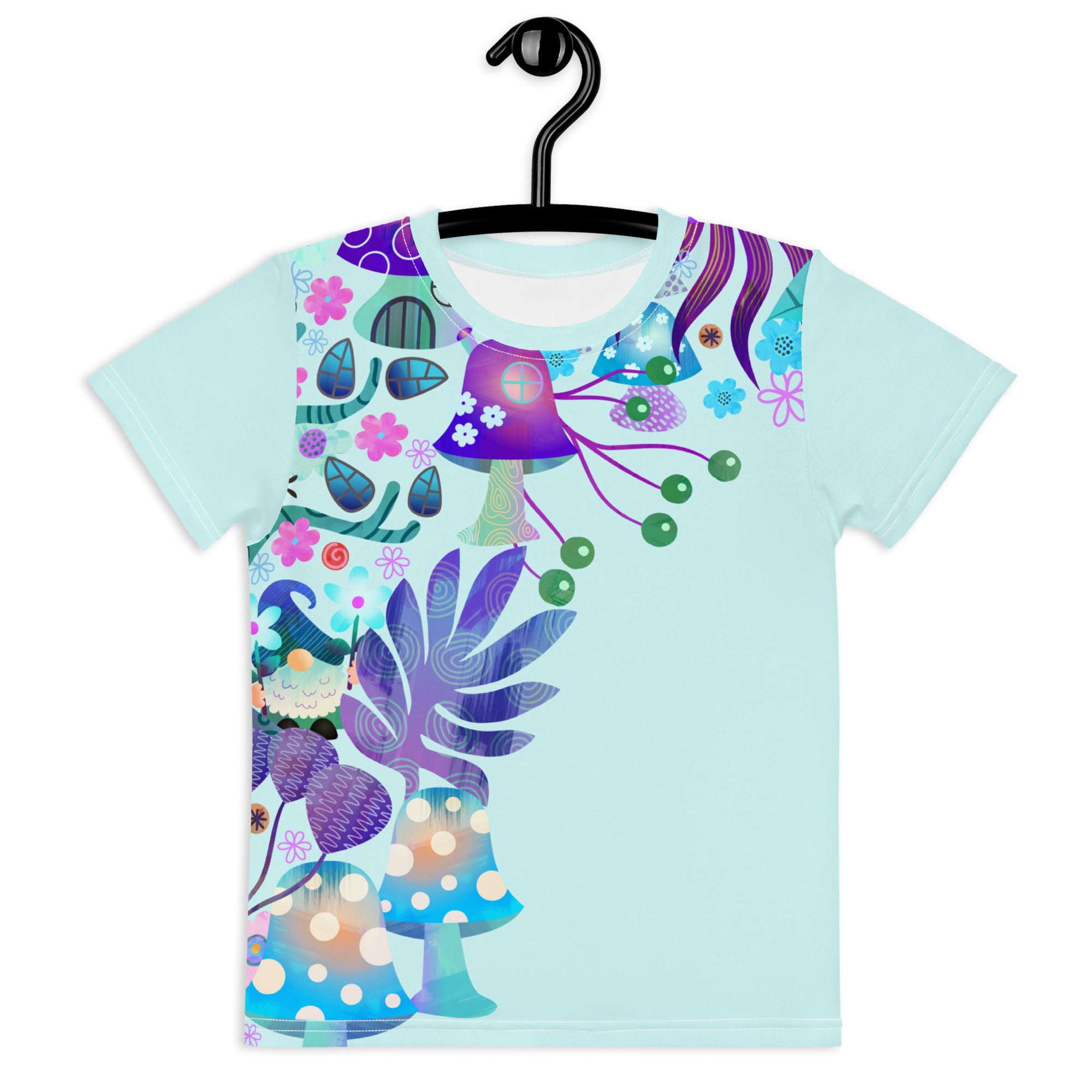 Kids crew neck t shirt Encharted Forest IV