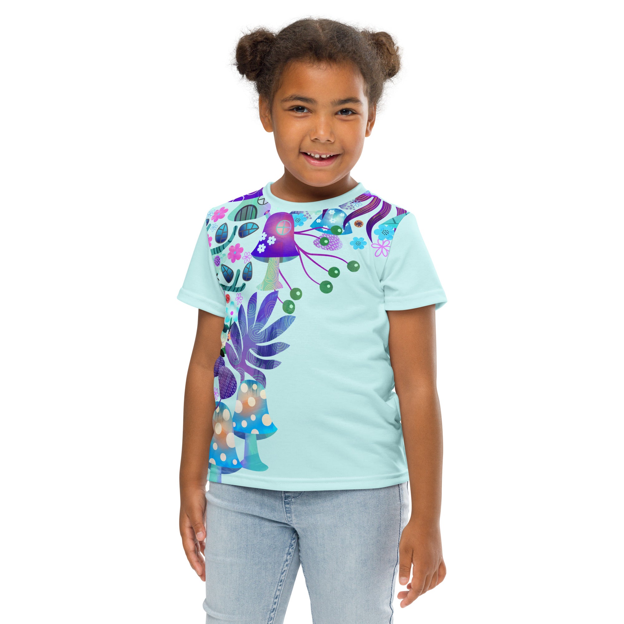 Kids crew neck t shirt Encharted Forest IV