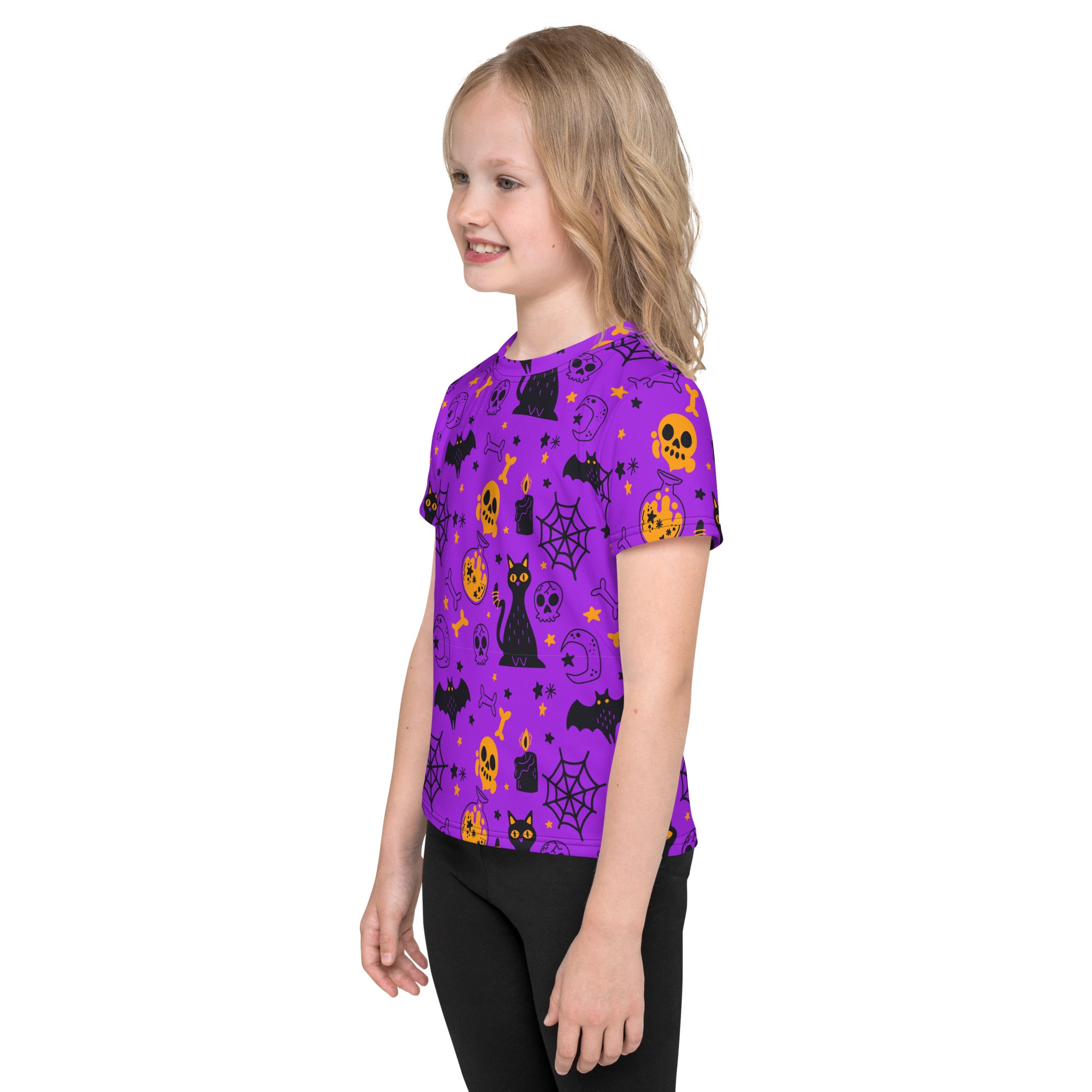 Kids crew neck t shirt Halloween I