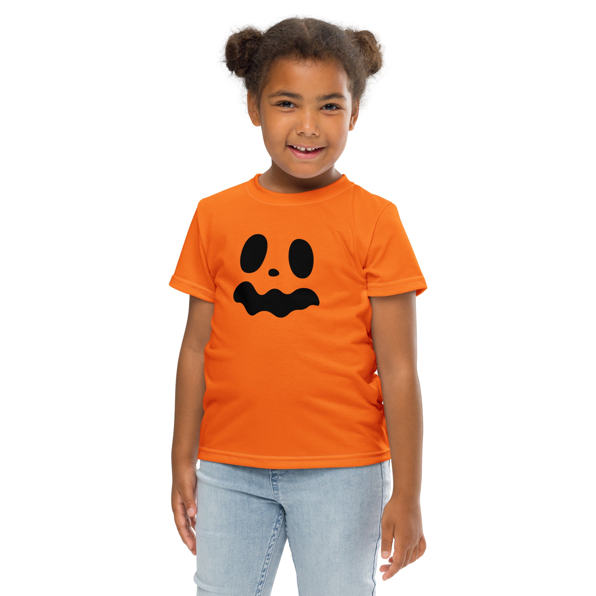 Kids crew neck t shirt Spooky smile IV