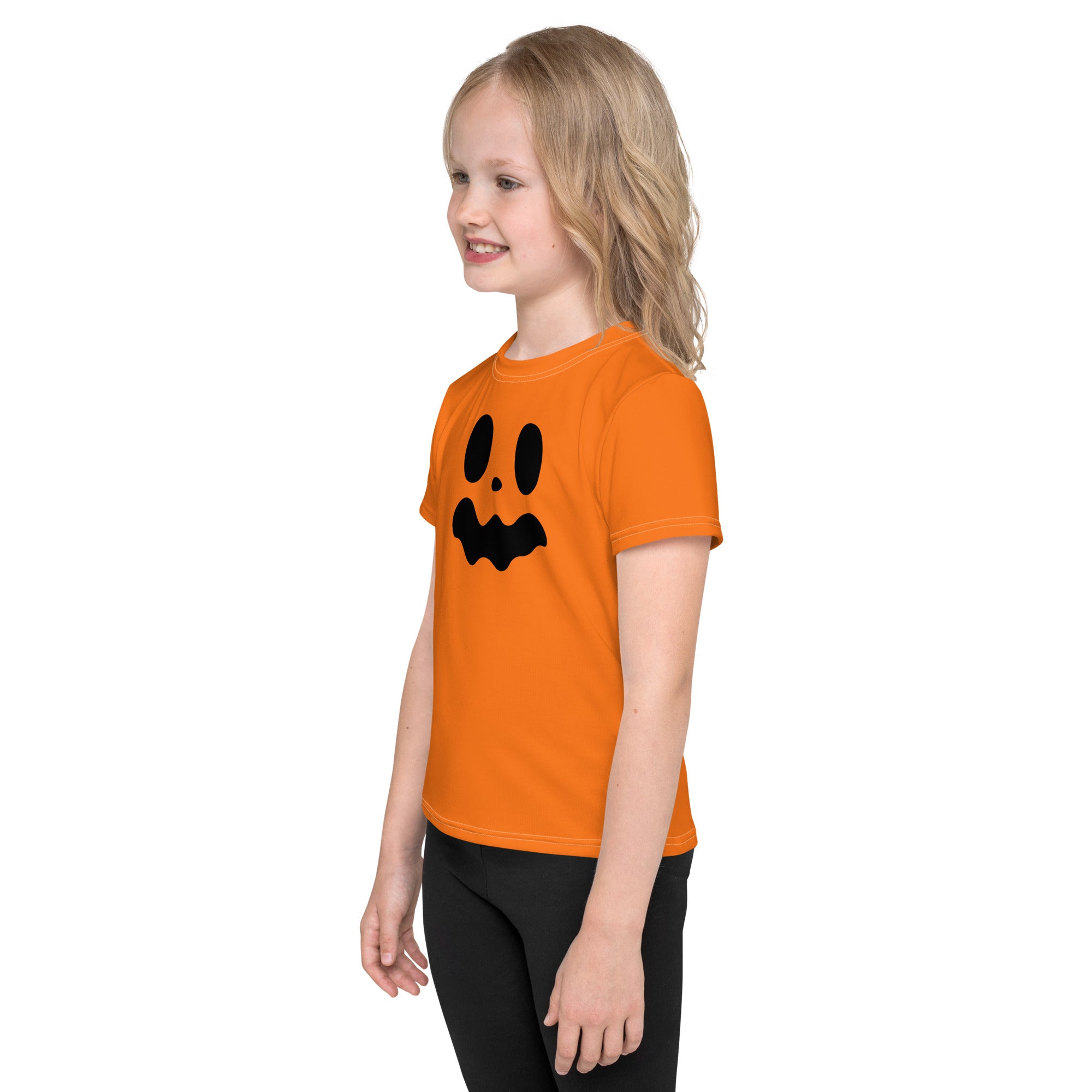 Kids crew neck t shirt Spooky smile IV