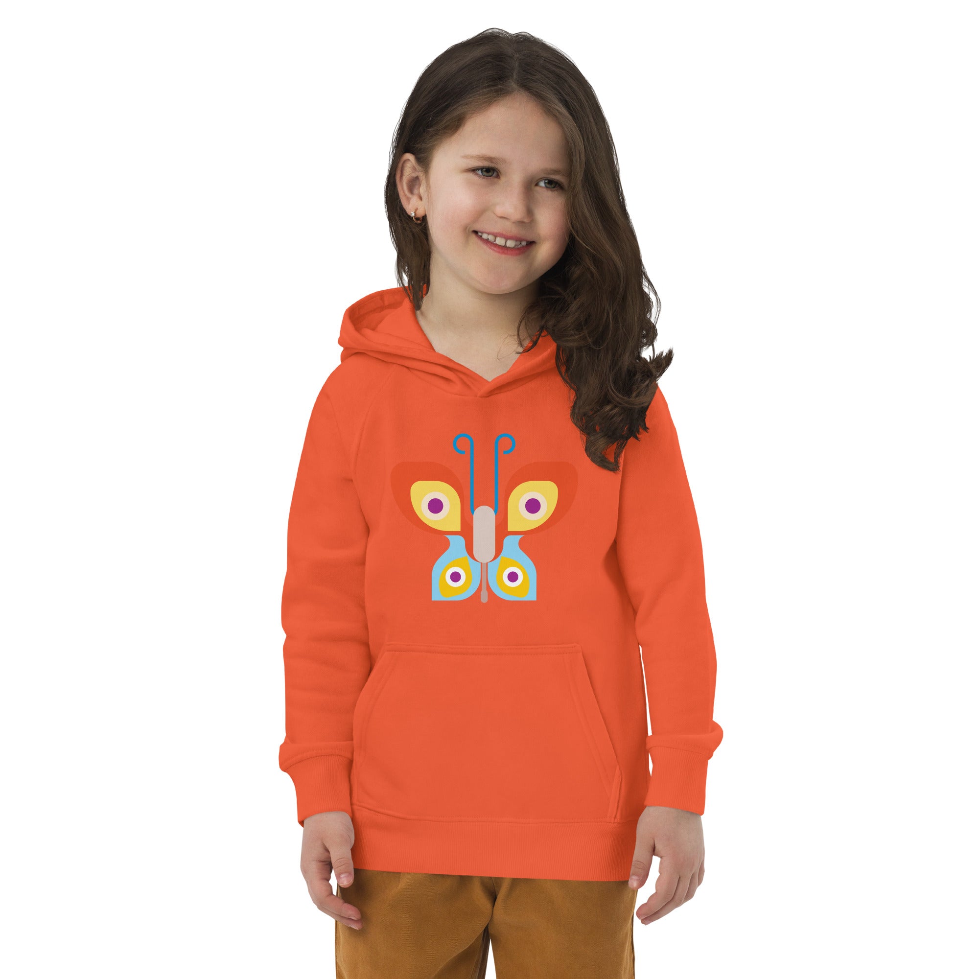 Kids eco hoodie Butterfly