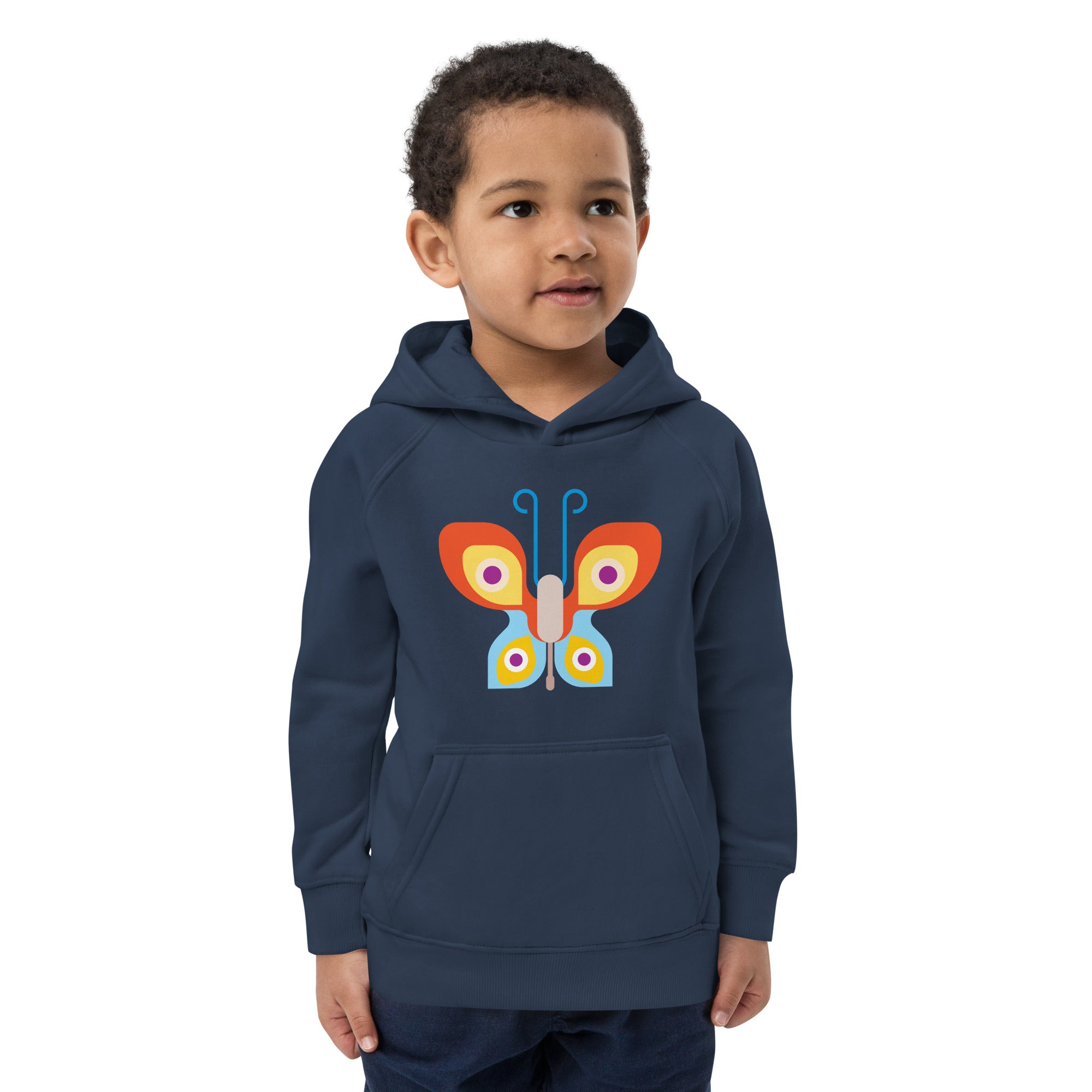 Kids eco hoodie Butterfly