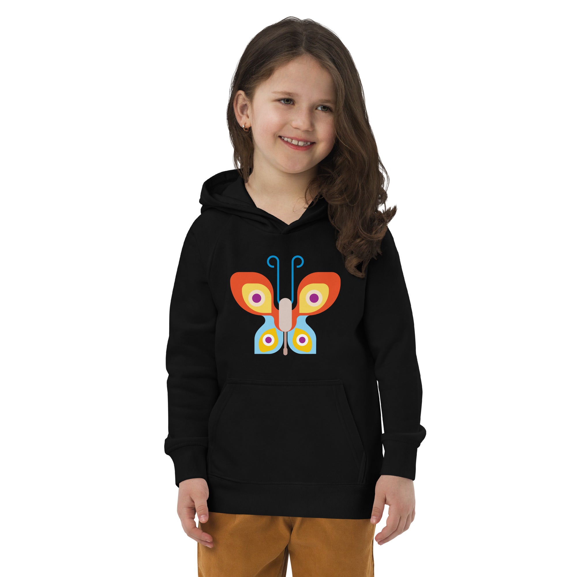 Kids eco hoodie Butterfly