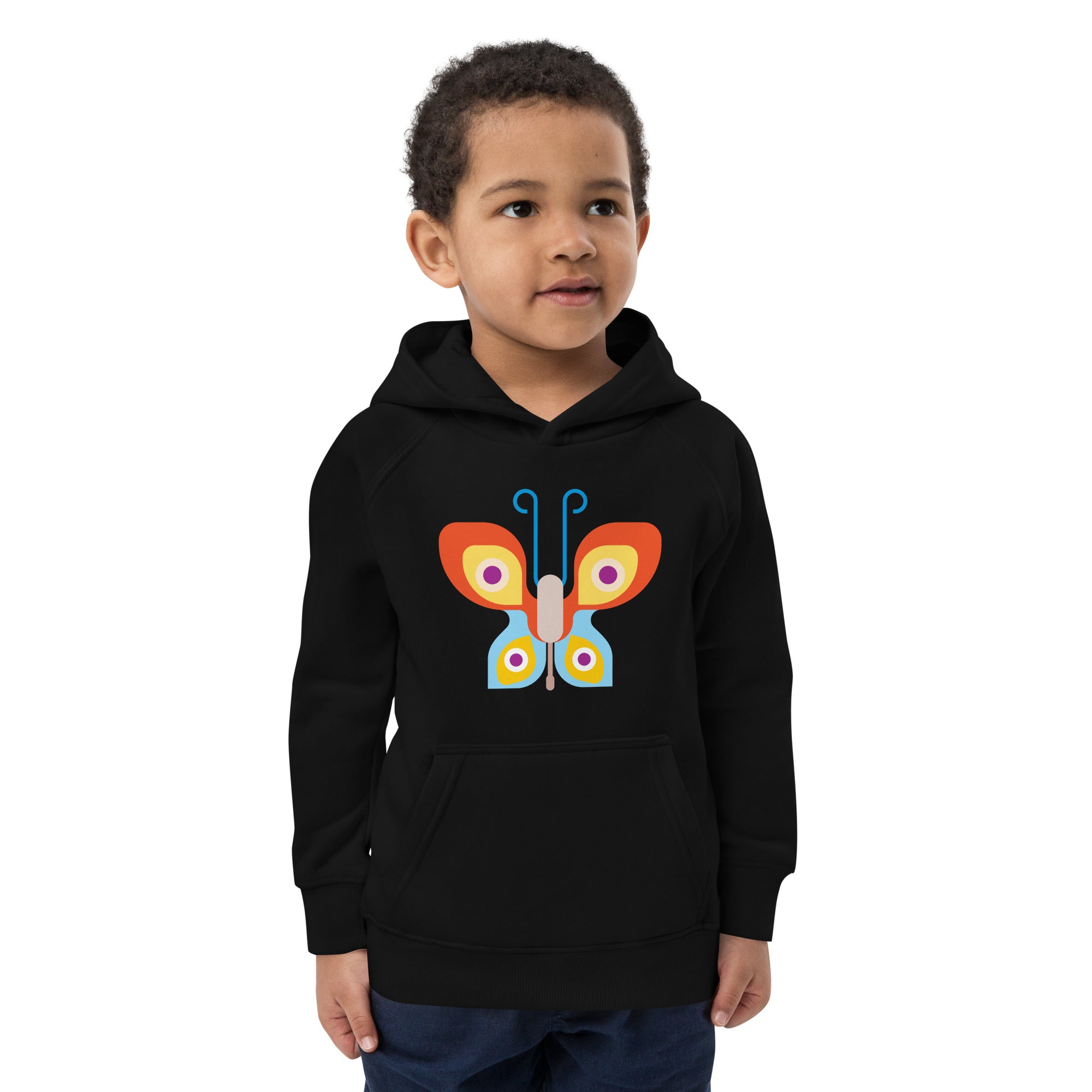 Kids eco hoodie Butterfly