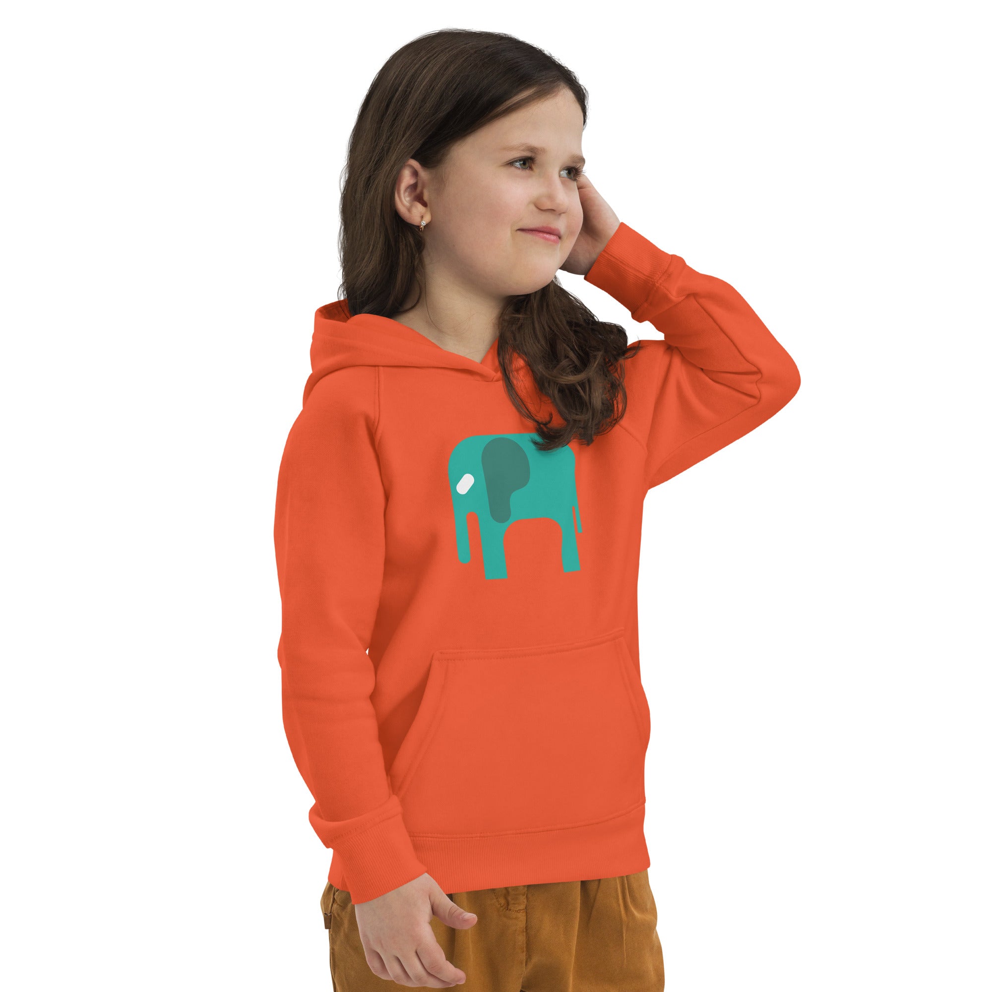 Kids eco hoodie Elephant
