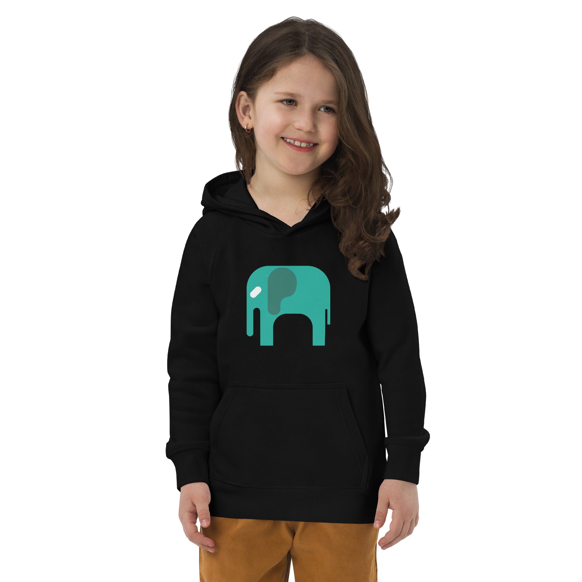 Kids eco hoodie Elephant