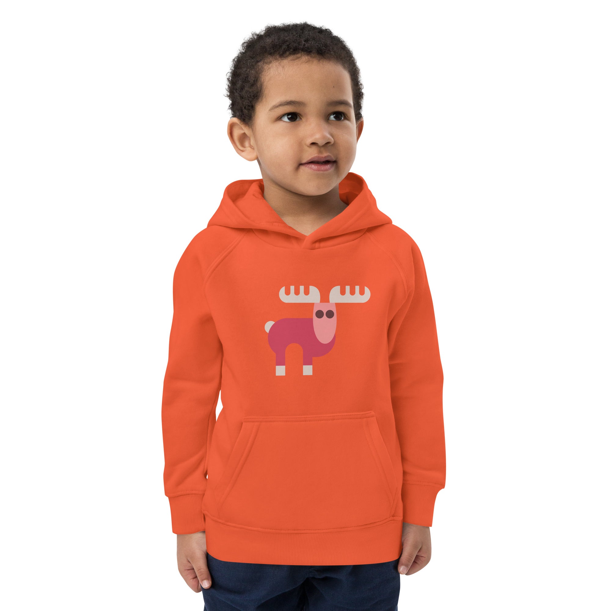 Kids eco hoodie Elk