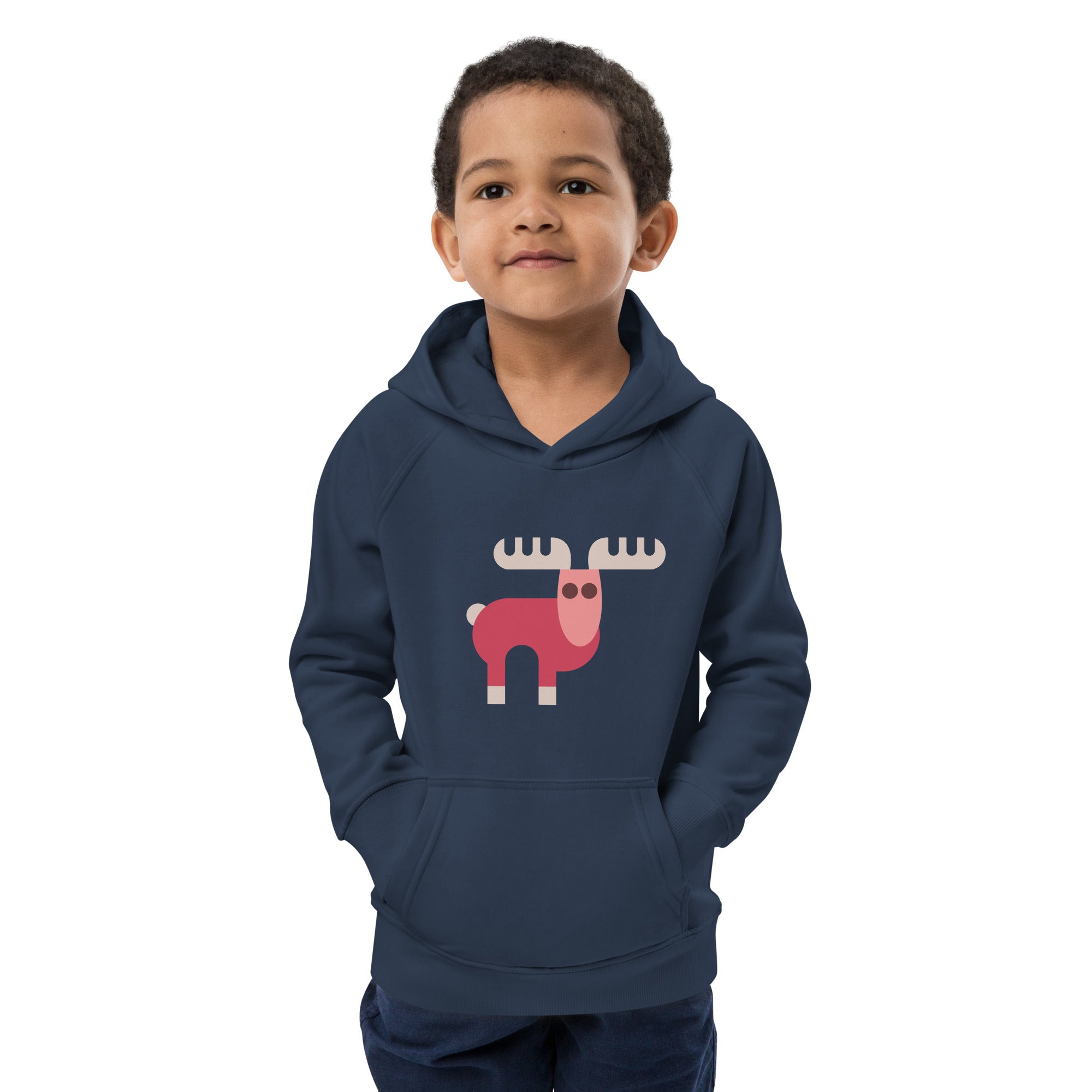 Kids eco hoodie Elk