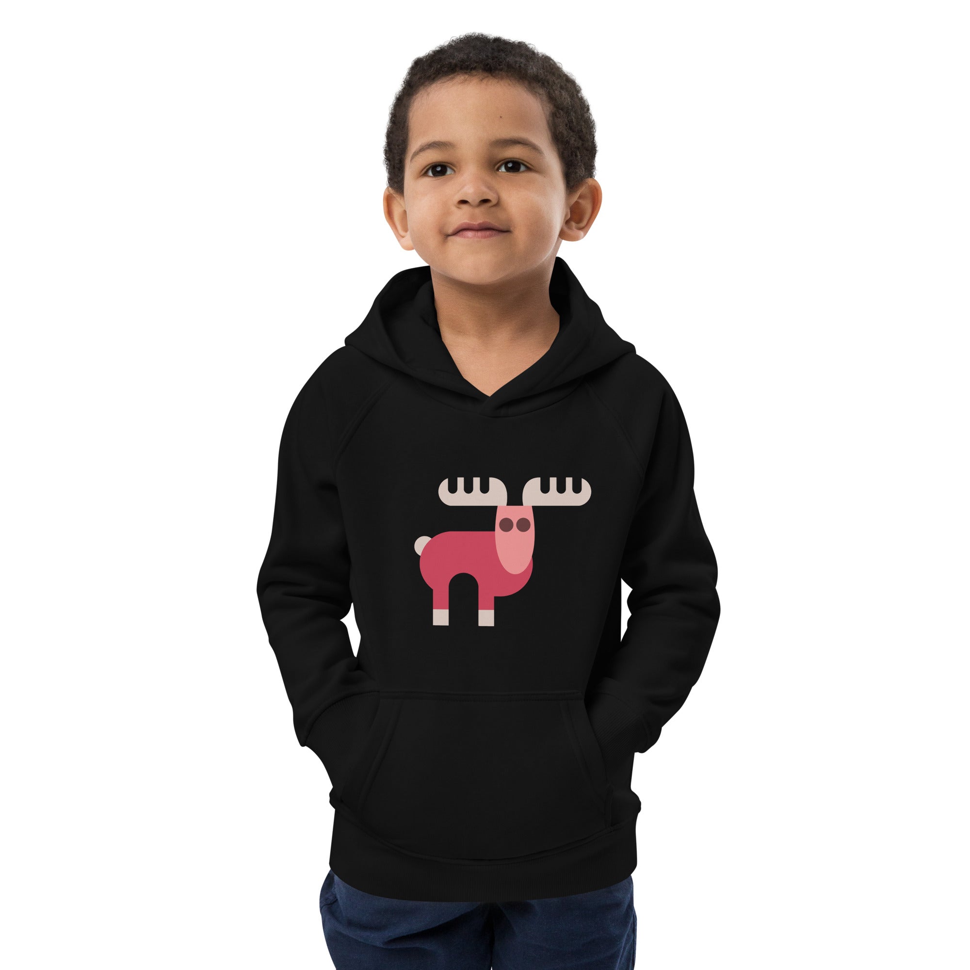 Kids eco hoodie Elk