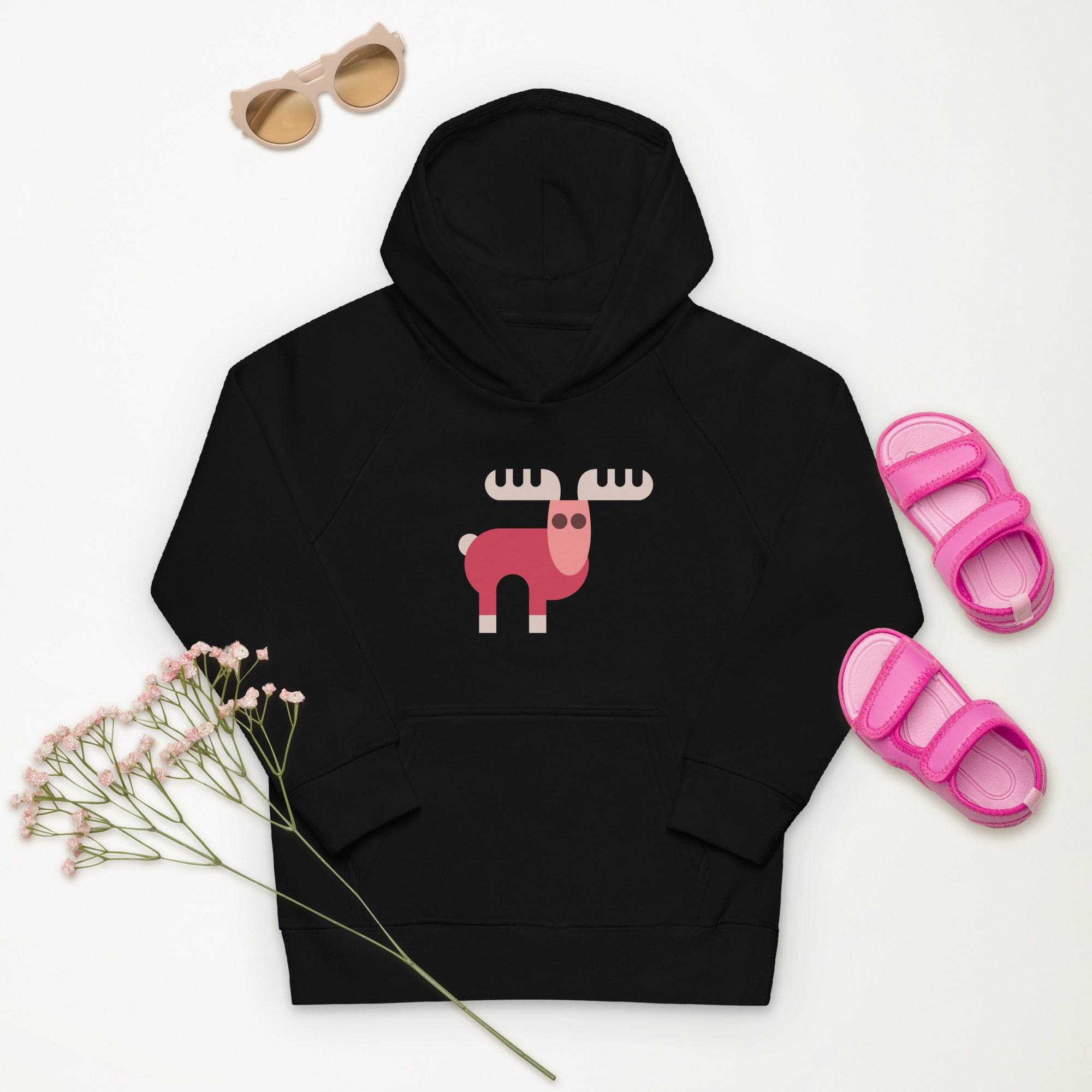 Kids eco hoodie Elk